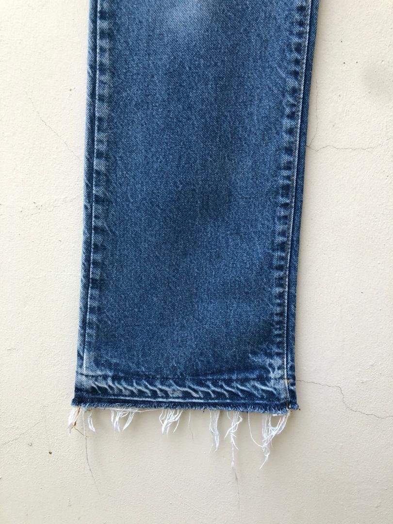 Levi's × Vintage Vintage 70s Levi’s R Tab Released Hem Denim Flare Jeans Size US 32 / EU 48 - 7 Thumbnail