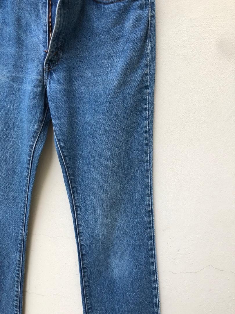 Levi's × Vintage Vintage 70s Levi’s R Tab Released Hem Denim Flare Jeans Size US 32 / EU 48 - 8 Thumbnail