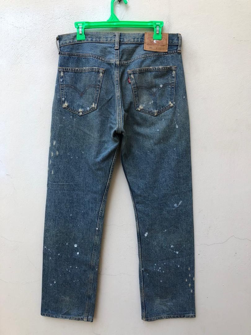 Levi's × Vintage Vintage 2002 Levi’s 501 Distressed Painter Denim Jeans Size US 32 / EU 48 - 8 Thumbnail