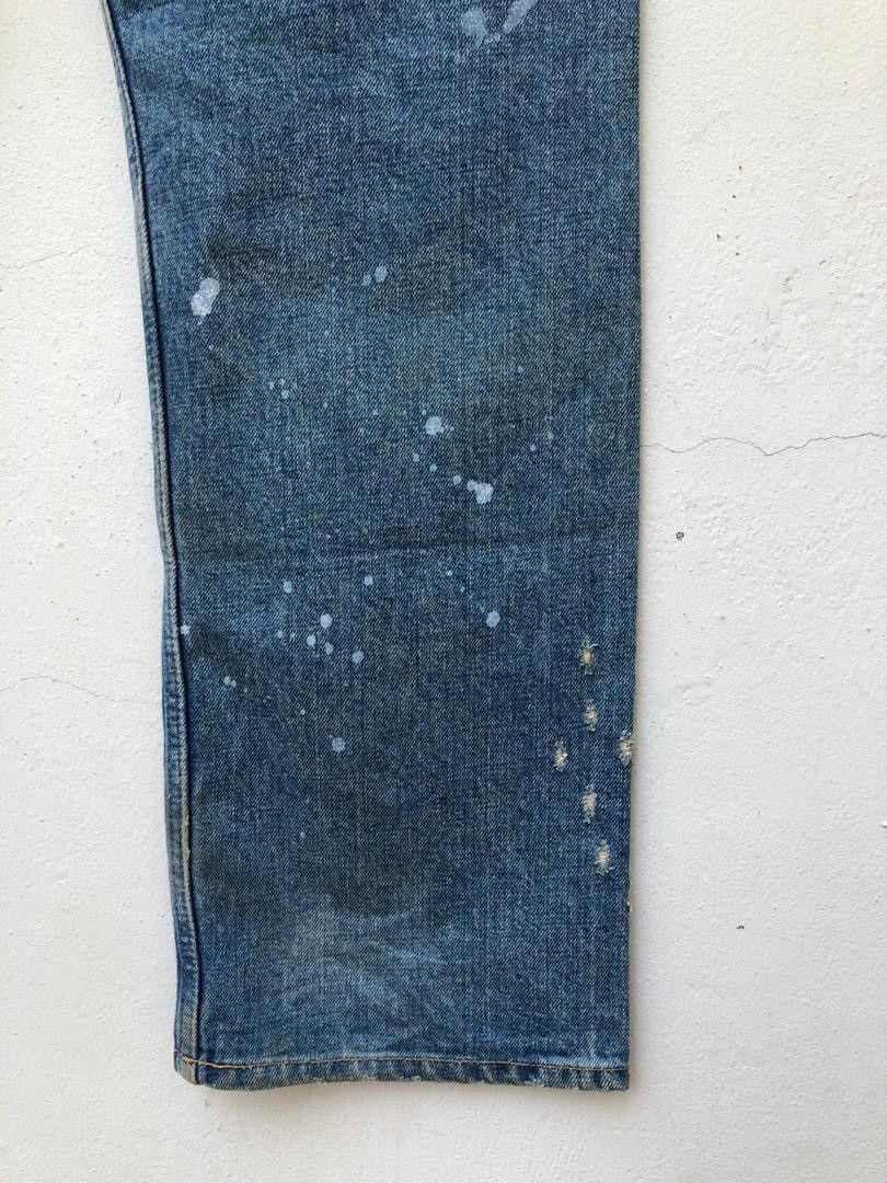 Levi's × Vintage Vintage 2002 Levi’s 501 Distressed Painter Denim Jeans Size US 32 / EU 48 - 15 Thumbnail