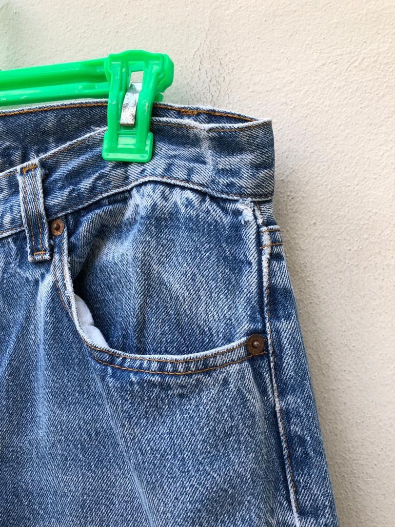 Levi's × Vintage 80s Levi’s 501 Made in Usa Sandy Denim Jeans Size US 32 / EU 48 - 4 Thumbnail