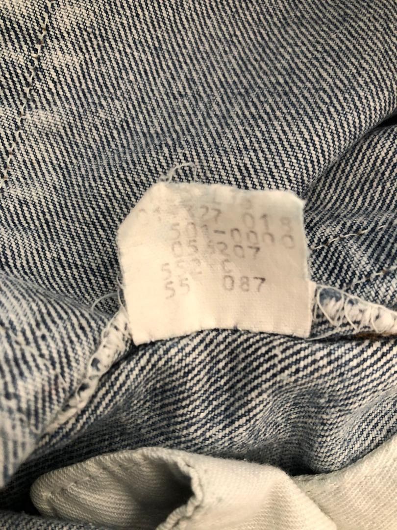 Levi's × Vintage 80s Levi’s 501 Made in Usa Sandy Denim Jeans Size US 32 / EU 48 - 19 Thumbnail