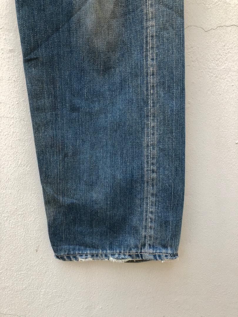 Japanese Brand × Levi's Vintage Clothing × Vintage VTG 2005 LVC Japan Levi’s 501 E Selvedge Denim Trashed Jeans Size US 31 - 9 Thumbnail