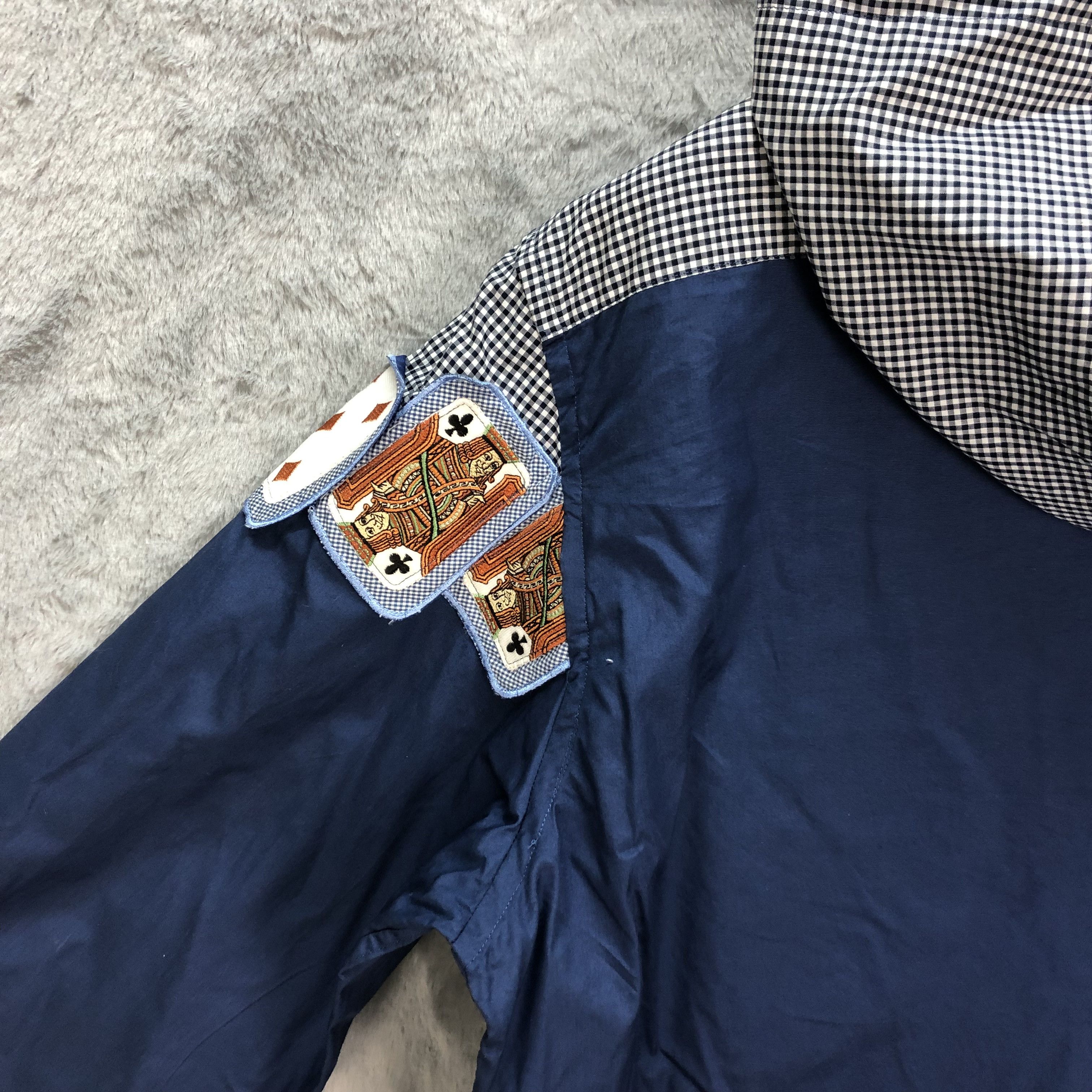 Karl Helmut KARL HELMUT POKER CARD NICE DESIGN HOODED SHIRTS #5454-191 Size US L / EU 52-54 / 3 - 12 Thumbnail
