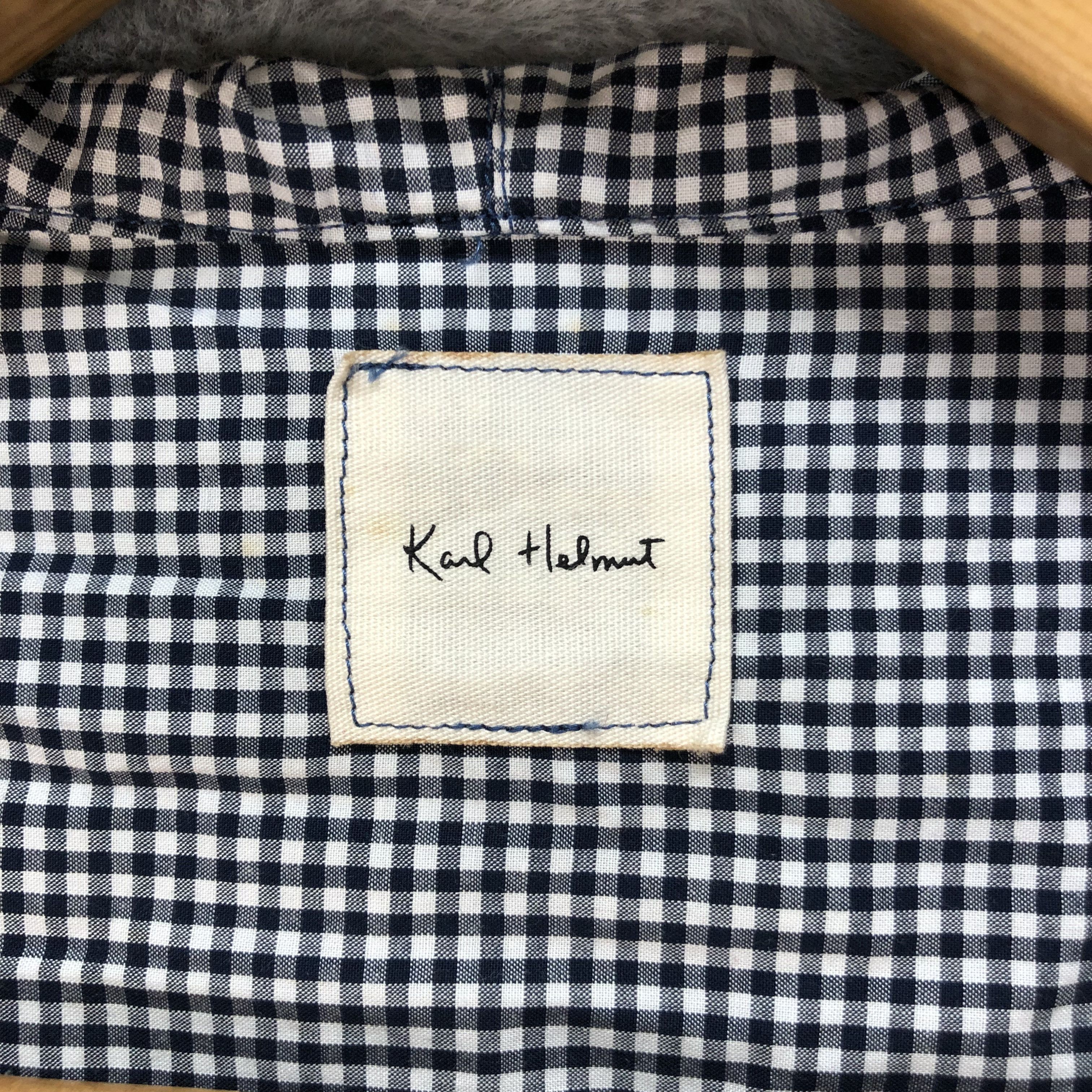 Karl Helmut KARL HELMUT POKER CARD NICE DESIGN HOODED SHIRTS #5454-191 Size US L / EU 52-54 / 3 - 10 Thumbnail