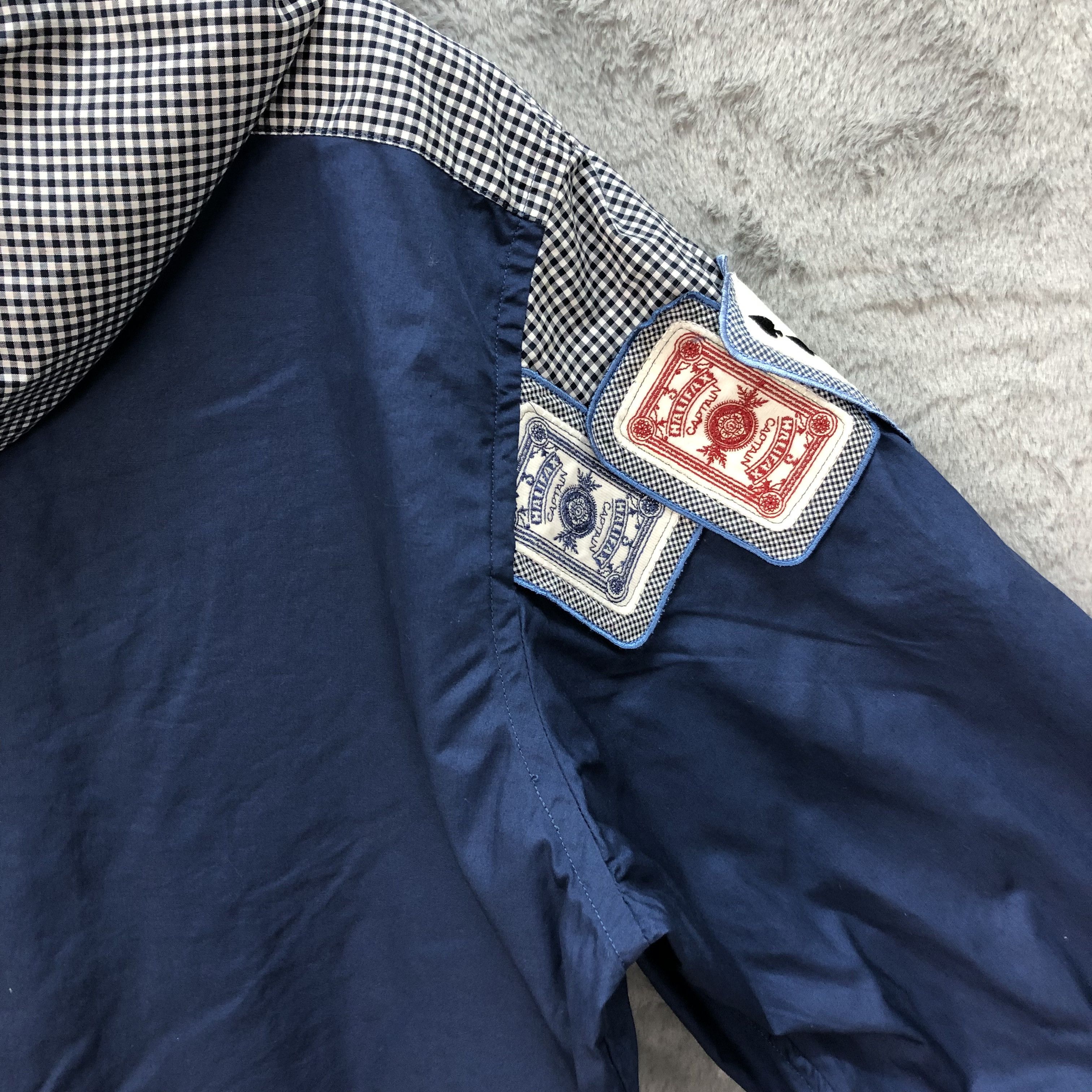 Karl Helmut KARL HELMUT POKER CARD NICE DESIGN HOODED SHIRTS #5454-191 Size US L / EU 52-54 / 3 - 13 Thumbnail