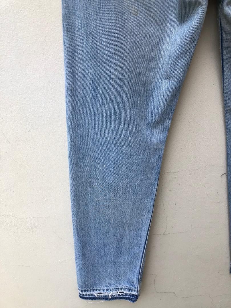 Levi's × Vintage Vintage 90s Levi’s 501 Rips Patchwork Released Hem Denim Size US 30 / EU 46 - 15 Thumbnail