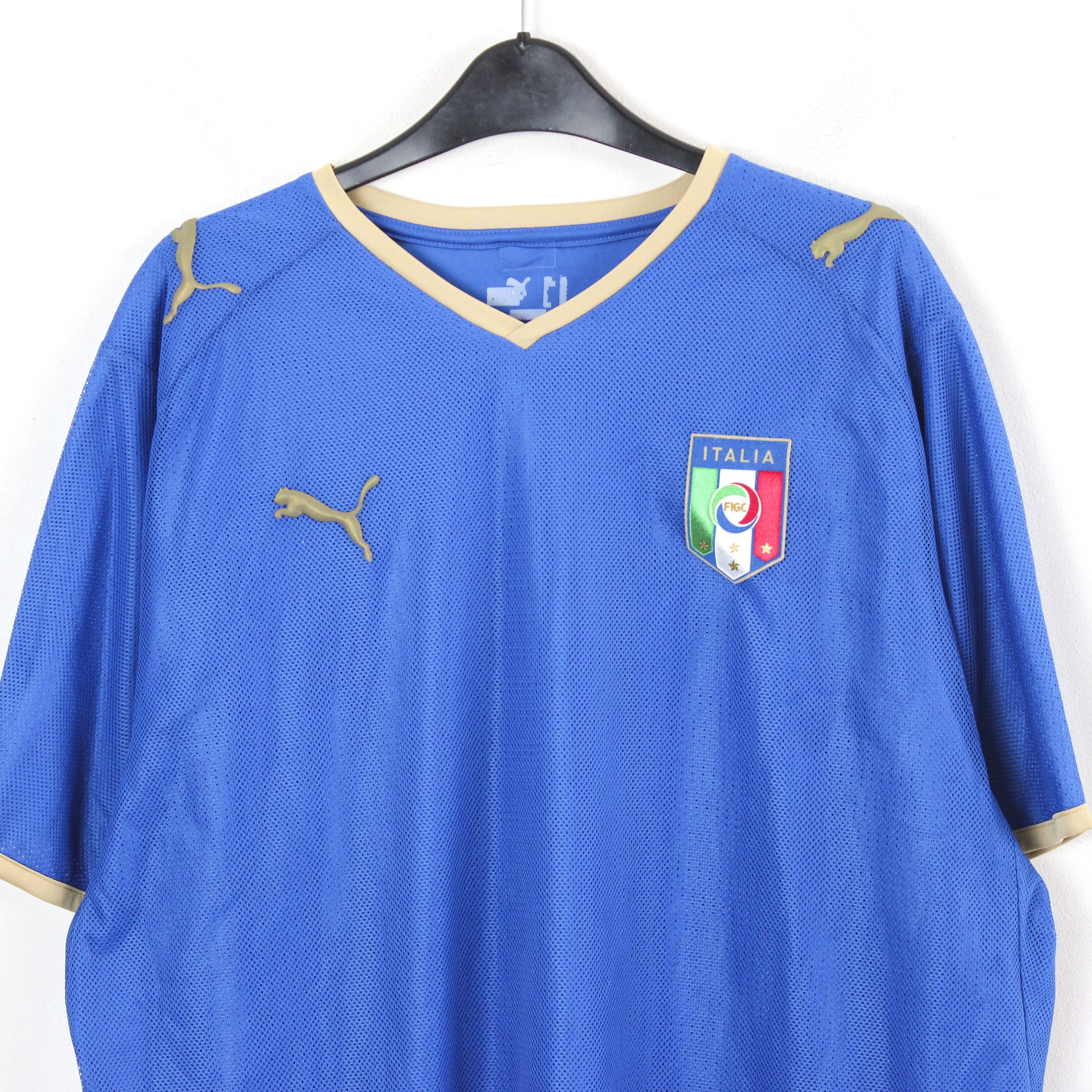 Puma Italy 2XL Football Soccer Home Jersey Shirt EURO 2008 2009 Size US XXL / EU 58 / 5 - 2 Thumbnail