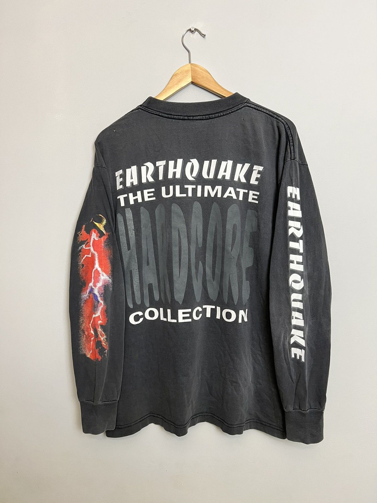 Band Tees Rare 90s Earthquake Thunderdome Gabber Rave Band Tee Size US L / EU 52-54 / 3 - 2 Thumbnail