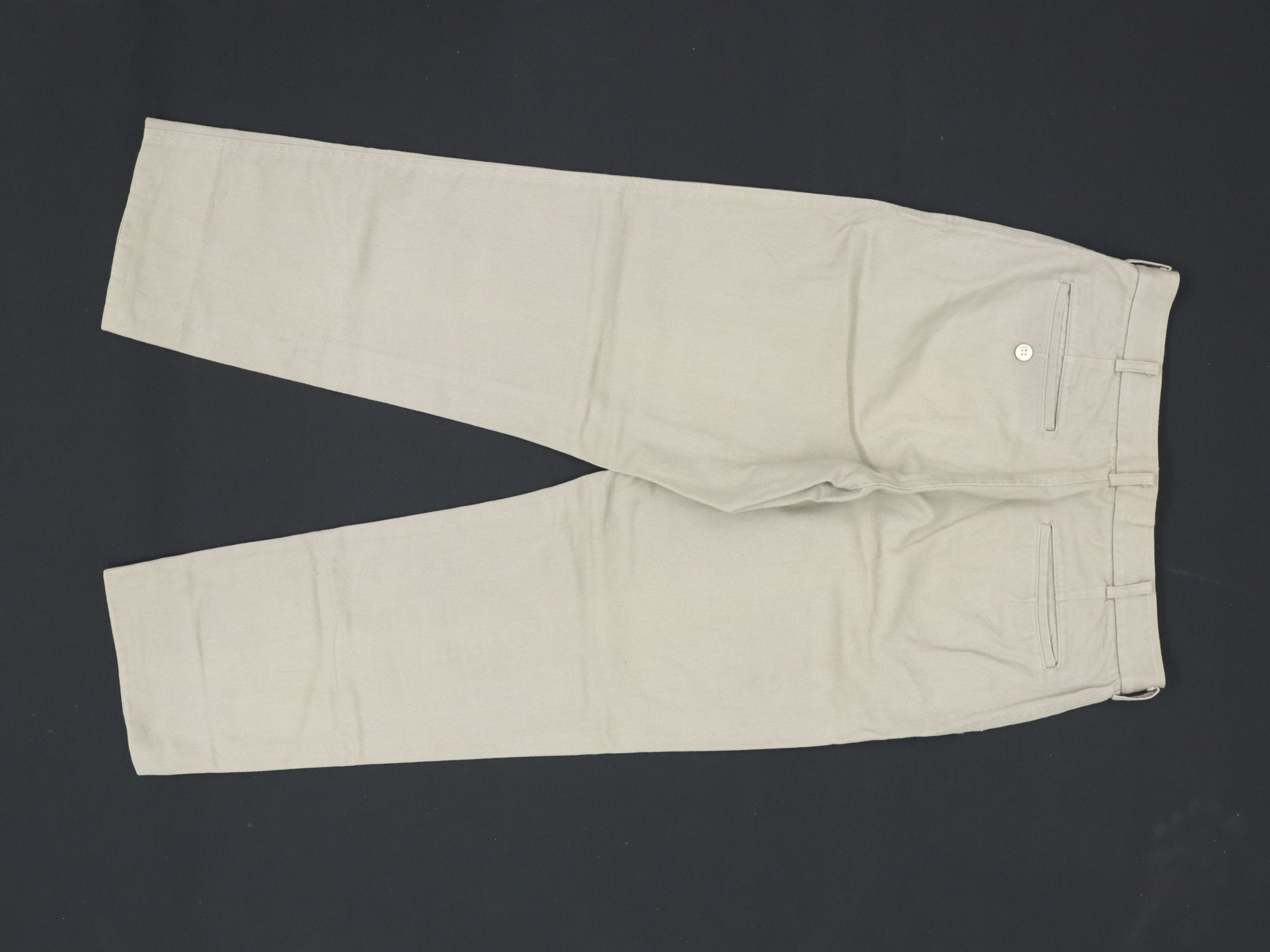 Comme des Garcons × Comme des Garcons Homme Plus × Rei Kawakubo AD2002 CDG Homme Silver Stitching Light Grey Pant Size US 30 / EU 46 - 5 Thumbnail