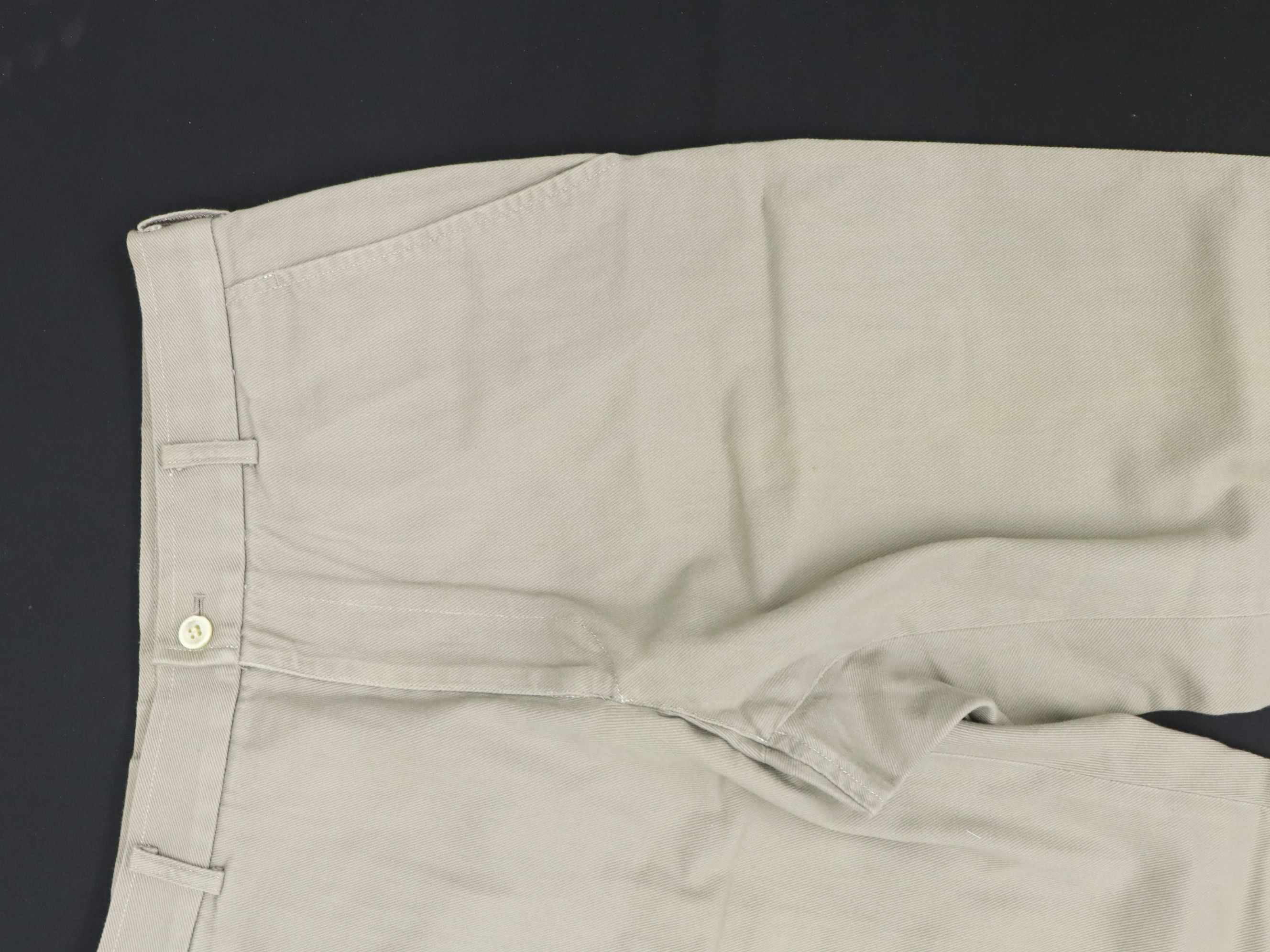 Comme des Garcons × Comme des Garcons Homme Plus × Rei Kawakubo AD2002 CDG Homme Silver Stitching Light Grey Pant Size US 30 / EU 46 - 7 Thumbnail