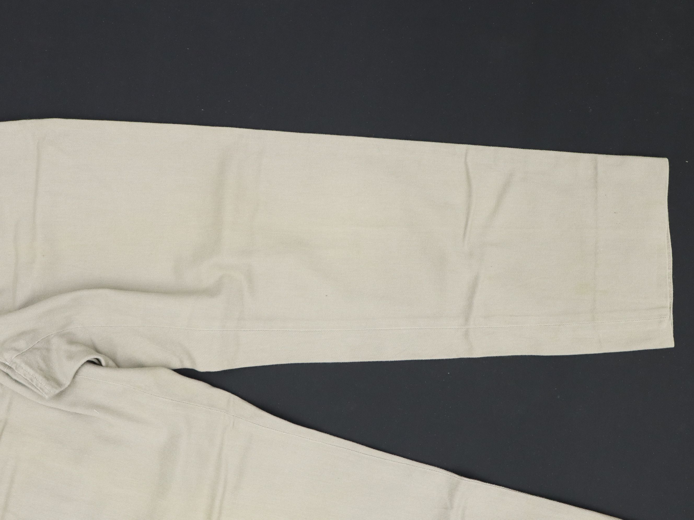 Comme des Garcons × Comme des Garcons Homme Plus × Rei Kawakubo AD2002 CDG Homme Silver Stitching Light Grey Pant Size US 30 / EU 46 - 13 Thumbnail