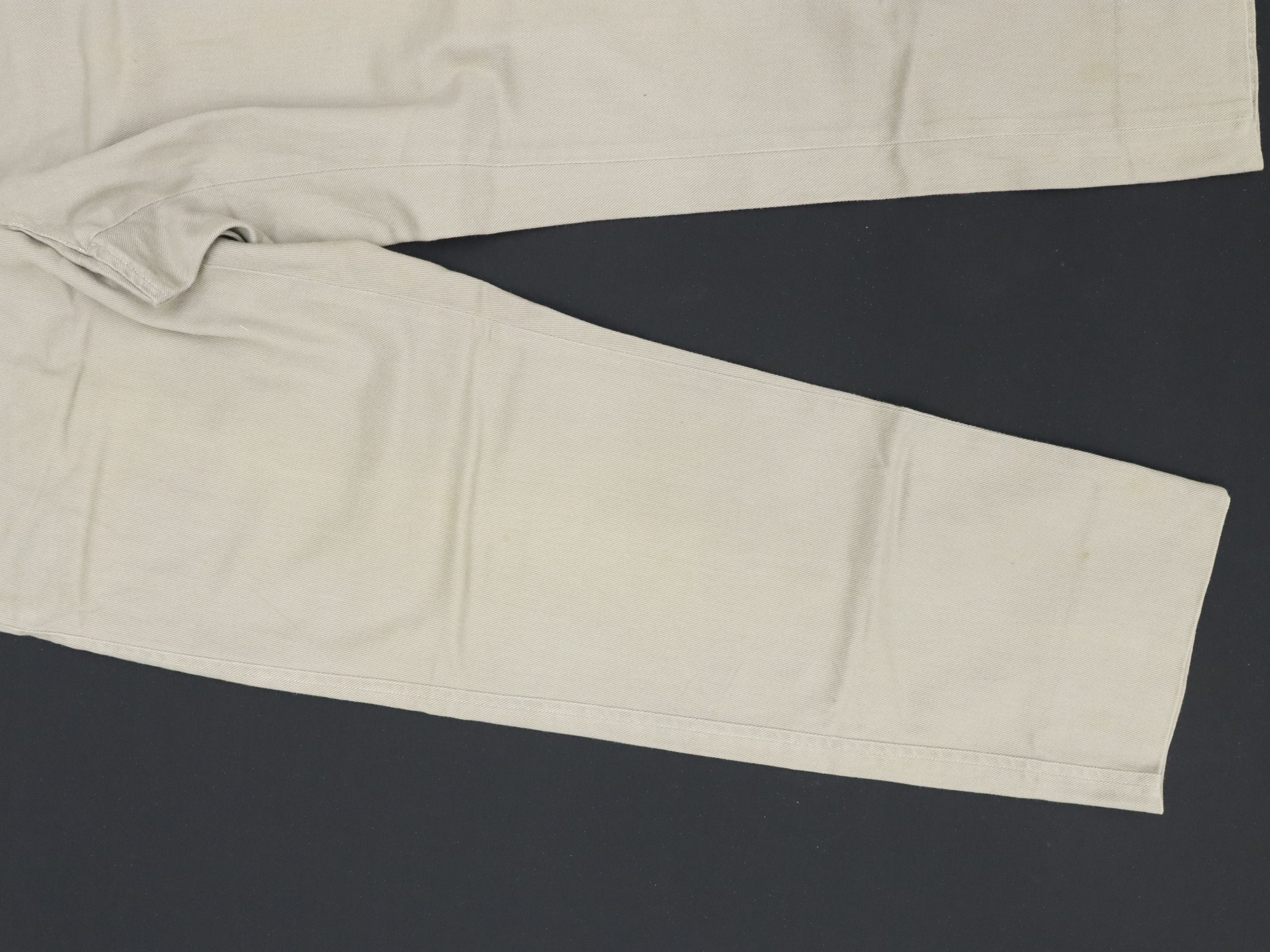 Comme des Garcons × Comme des Garcons Homme Plus × Rei Kawakubo AD2002 CDG Homme Silver Stitching Light Grey Pant Size US 30 / EU 46 - 12 Thumbnail