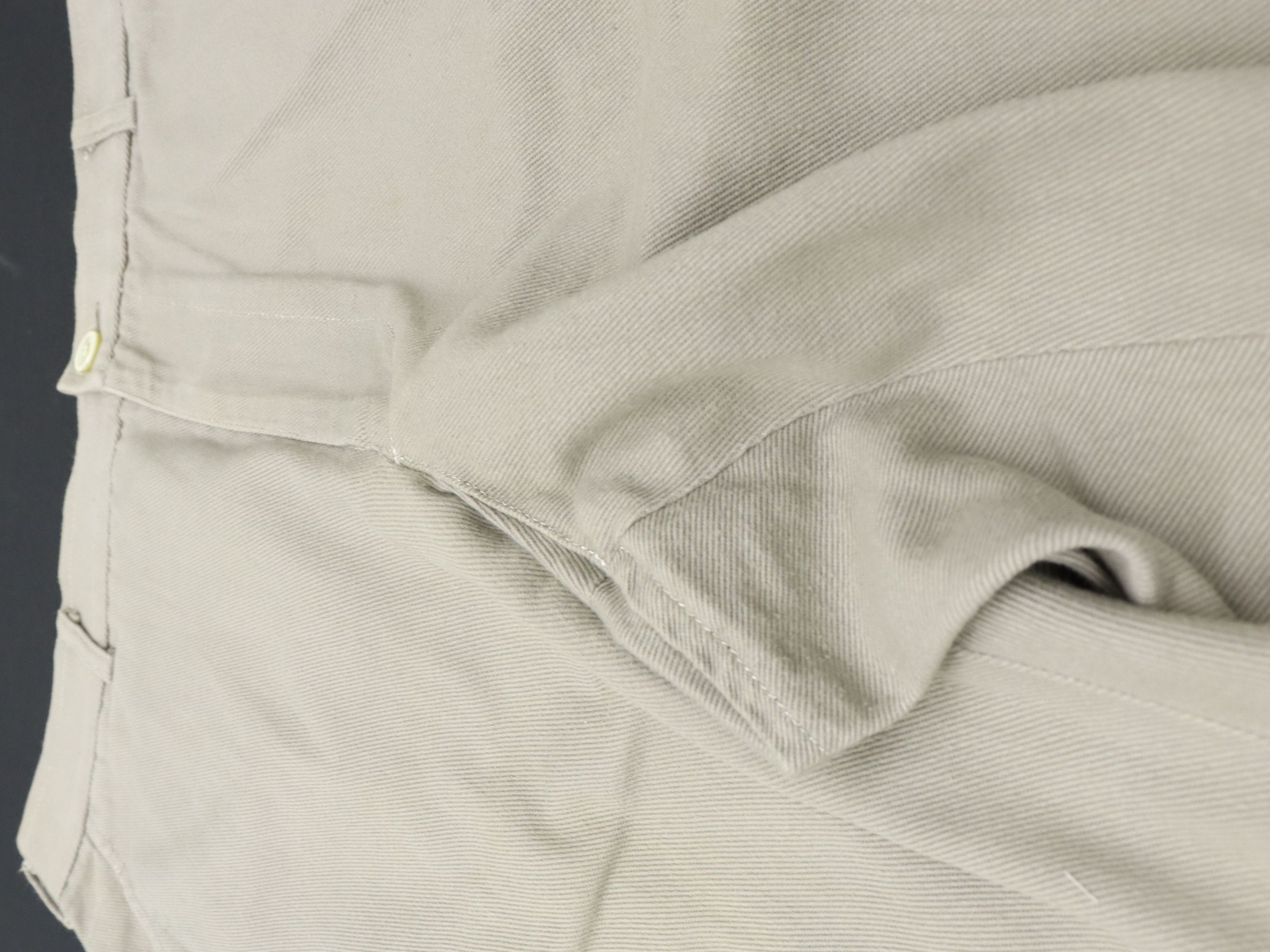 Comme des Garcons × Comme des Garcons Homme Plus × Rei Kawakubo AD2002 CDG Homme Silver Stitching Light Grey Pant Size US 30 / EU 46 - 10 Thumbnail