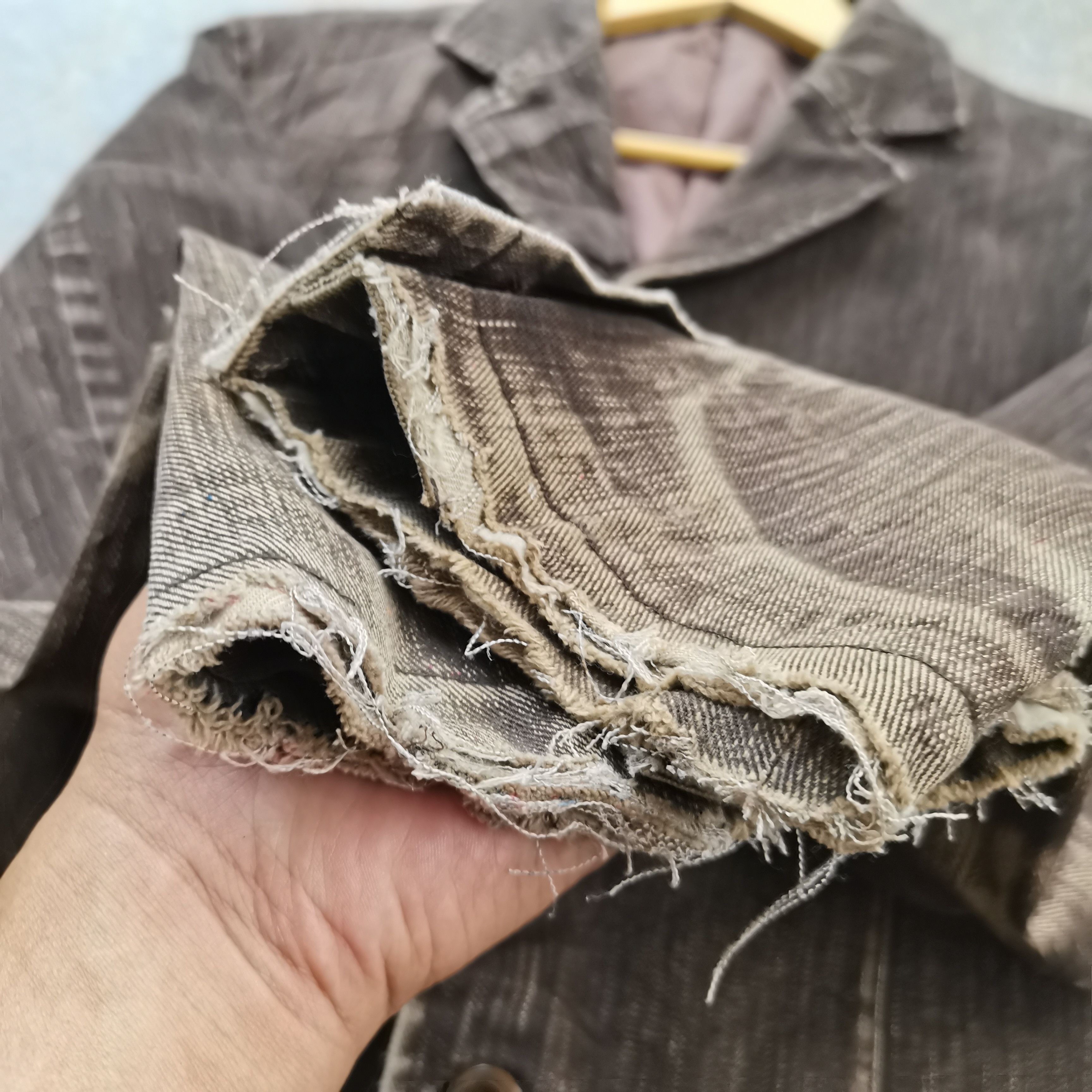 Japanese Brand × Vintage Vintage Palbelle Distressed Denim Style Jacket Size US L / EU 52-54 / 3 - 11 Thumbnail