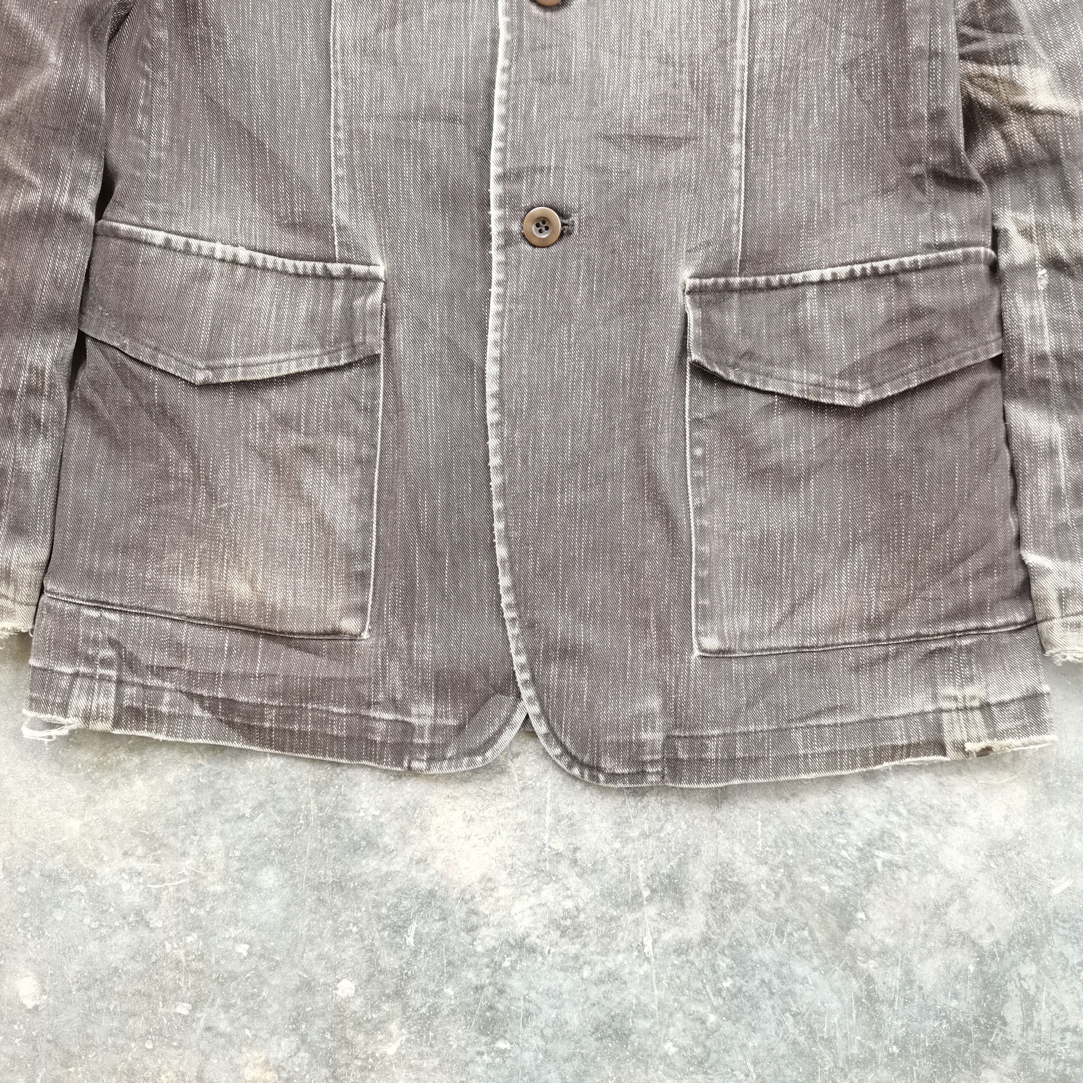 Japanese Brand × Vintage Vintage Palbelle Distressed Denim Style Jacket Size US L / EU 52-54 / 3 - 5 Thumbnail