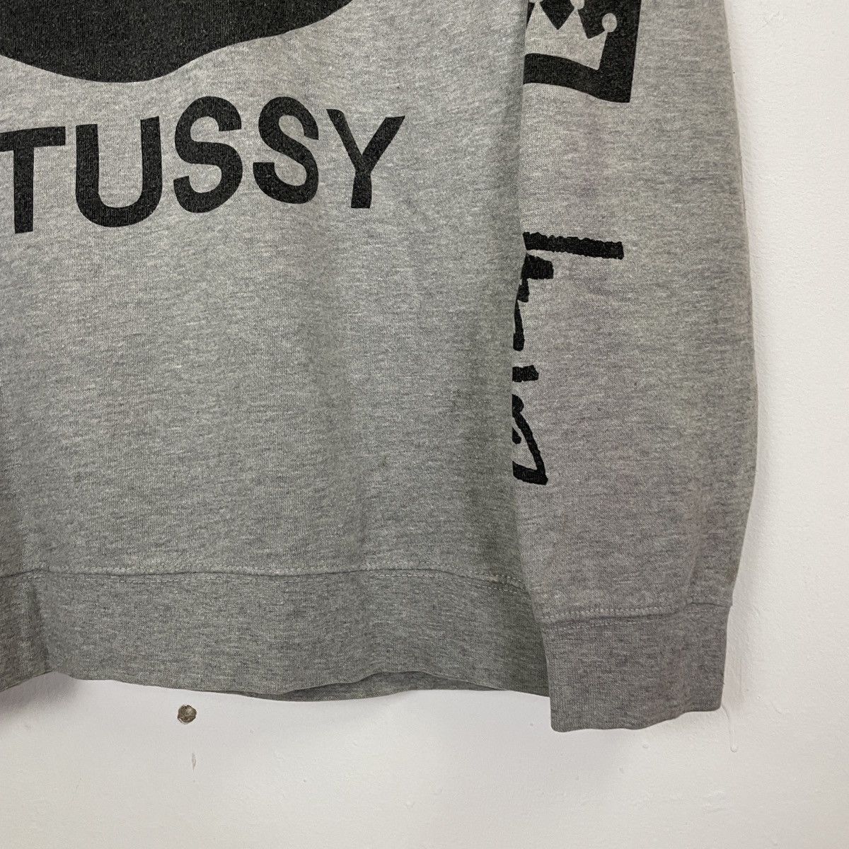 Stussy Vintage Stussy Big Logo Fullprint Sweatshirt Size US L / EU 52-54 / 3 - 10 Thumbnail