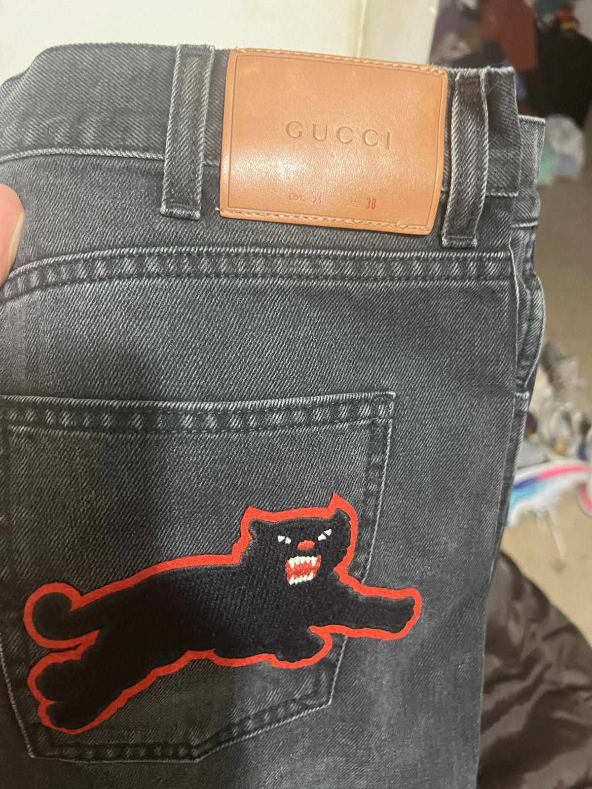 Gucci Gucci Panther denim jeans size 38 Size US 38 / EU 54 - 2 Thumbnail