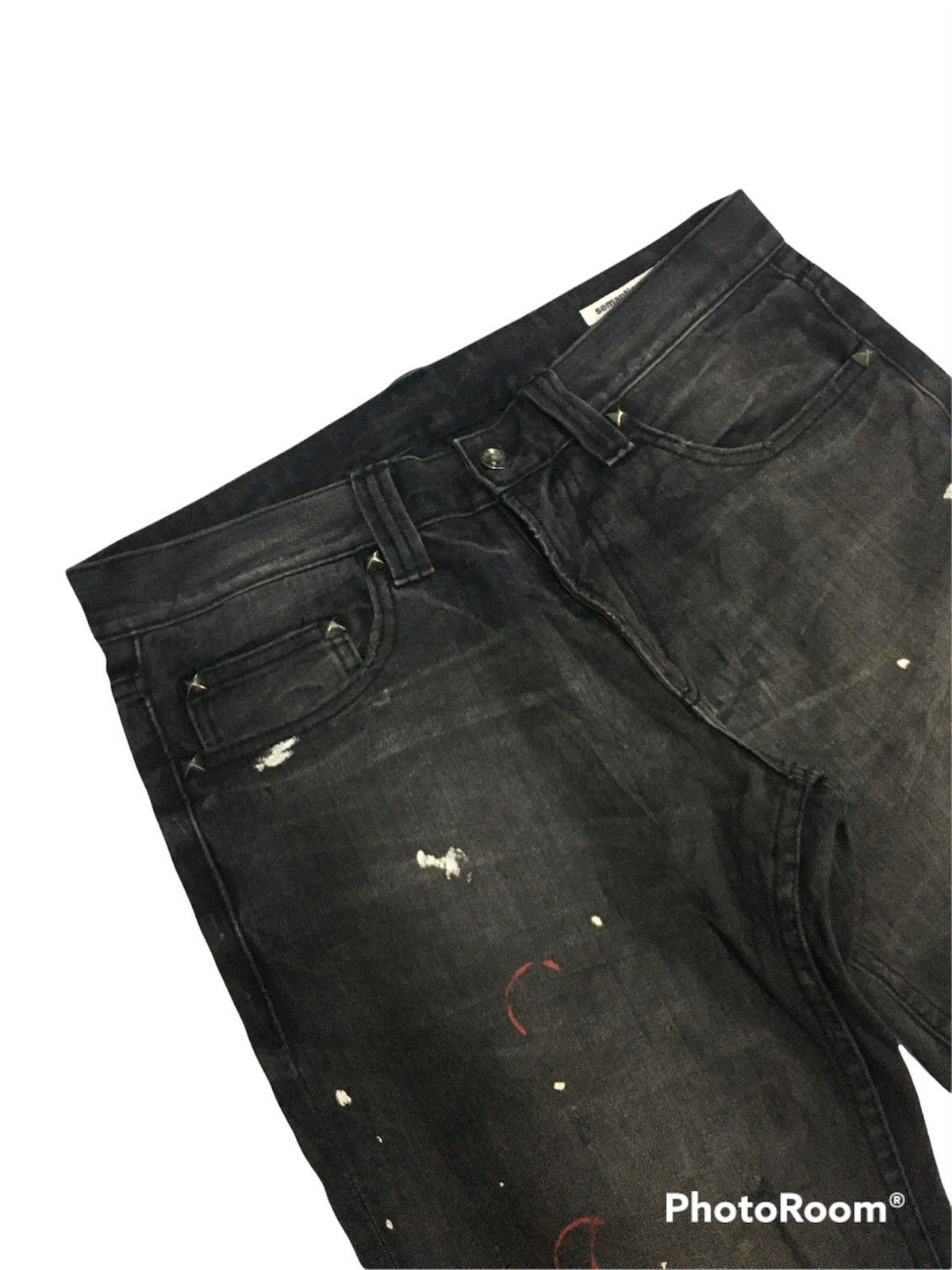 Japanese Brand × Seditionaries JapanBrand Semantic Design Painted Studed Size US 30 / EU 46 - 6 Thumbnail