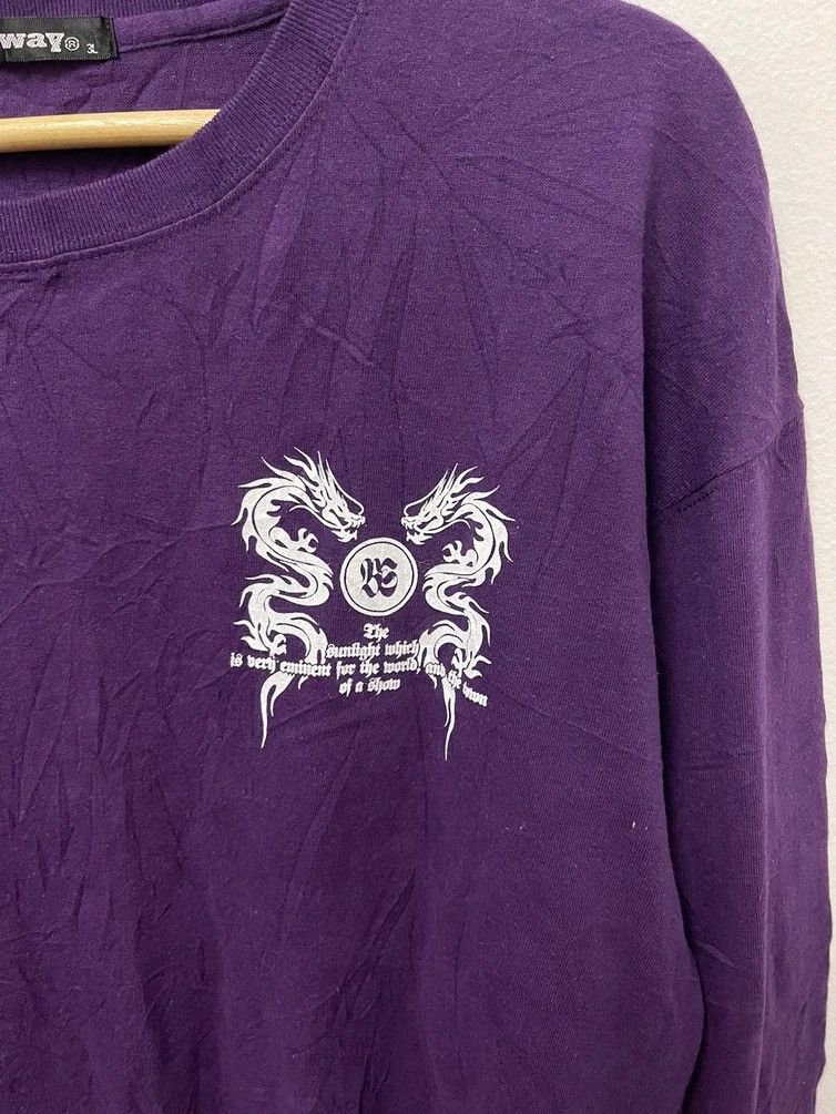Dragonfly × Japanese Brand × Vintage Sideway Japan Dragonfly Tattoo Style Cross Logo Longsleeve Size US L / EU 52-54 / 3 - 4 Thumbnail