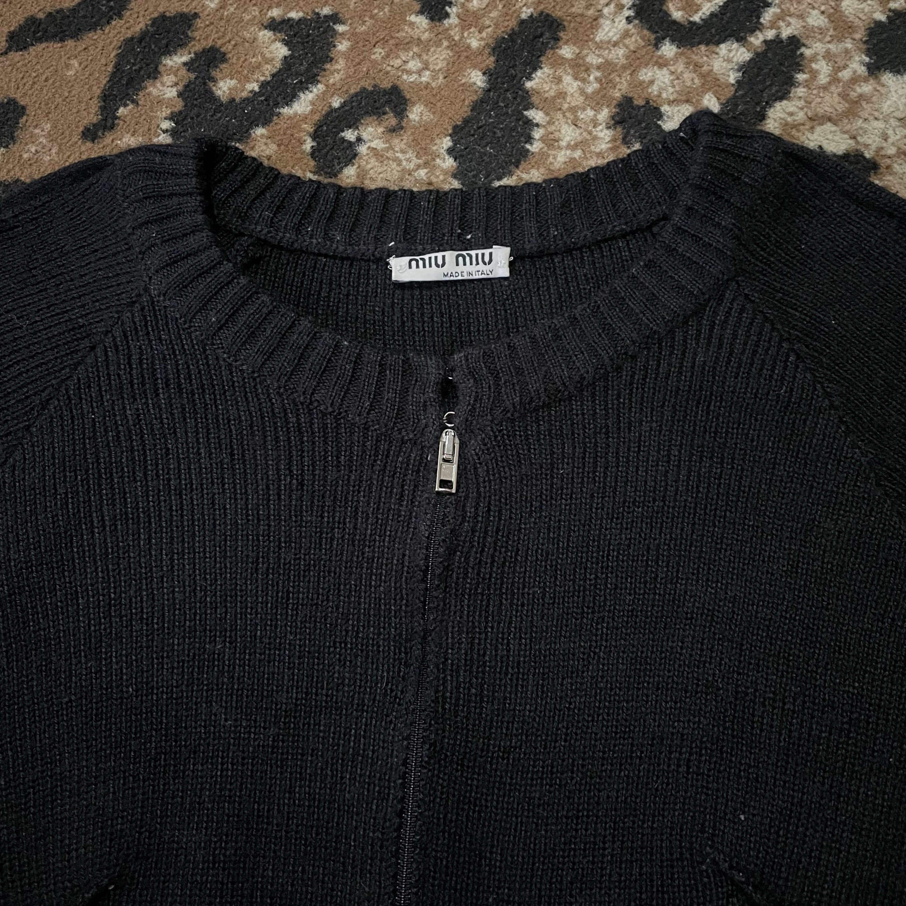 Miu Miu Miu Miu Knitwear Size US XXS / EU 40 - 2 Thumbnail