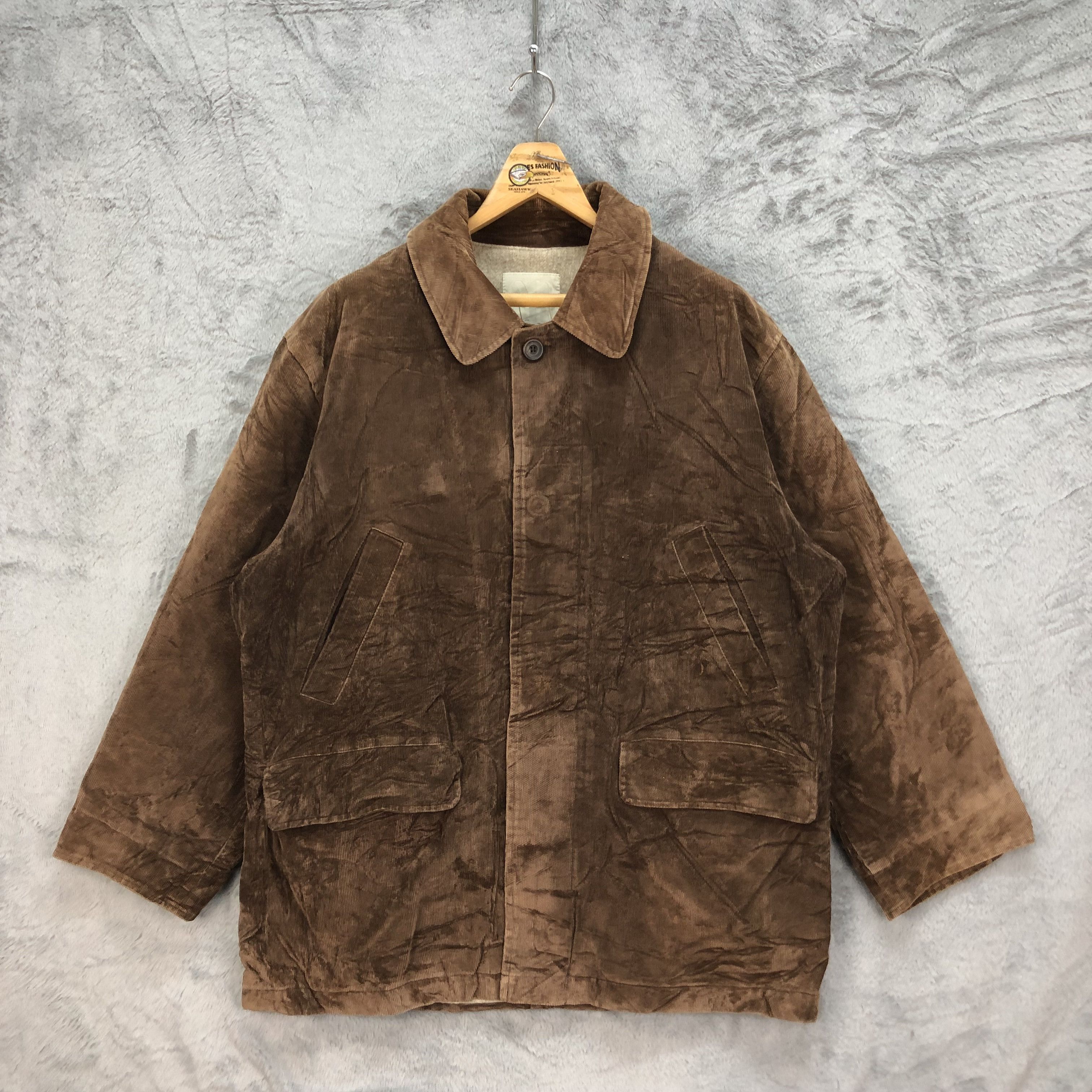 Japanese Brand GEORGES RECH HOMME CORDUROY JACKET #4992-35 Size US XL / EU 56 / 4 - 1 Thumbnail