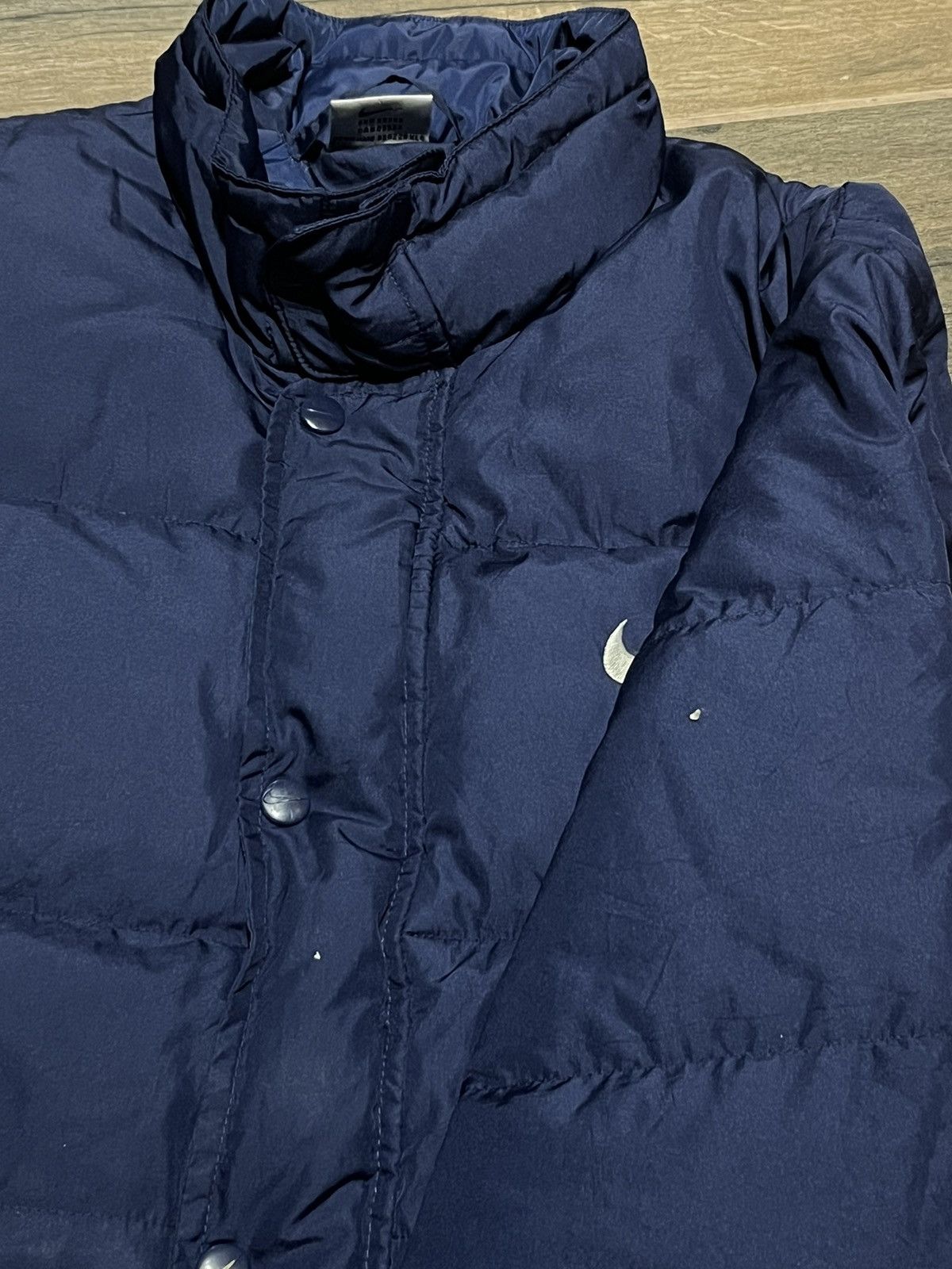 Nike × Vintage Nike y2k Puffer Jacket Size US S / EU 44-46 / 1 - 6 Thumbnail