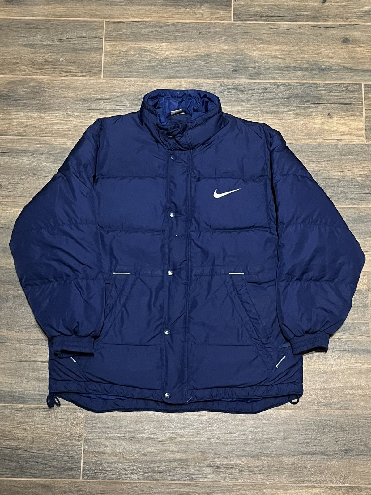 Nike × Vintage Nike y2k Puffer Jacket Size US S / EU 44-46 / 1 - 2 Thumbnail