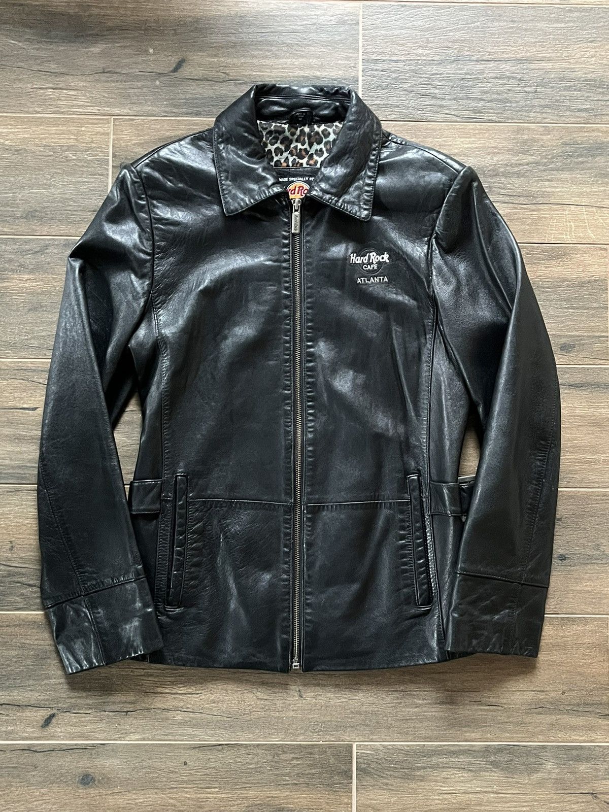 Hard Rock Cafe × Vintage Hard Rock Cafe Leather Jakcet Size M / US 6-8 / IT 42-44 - 1 Thumbnail