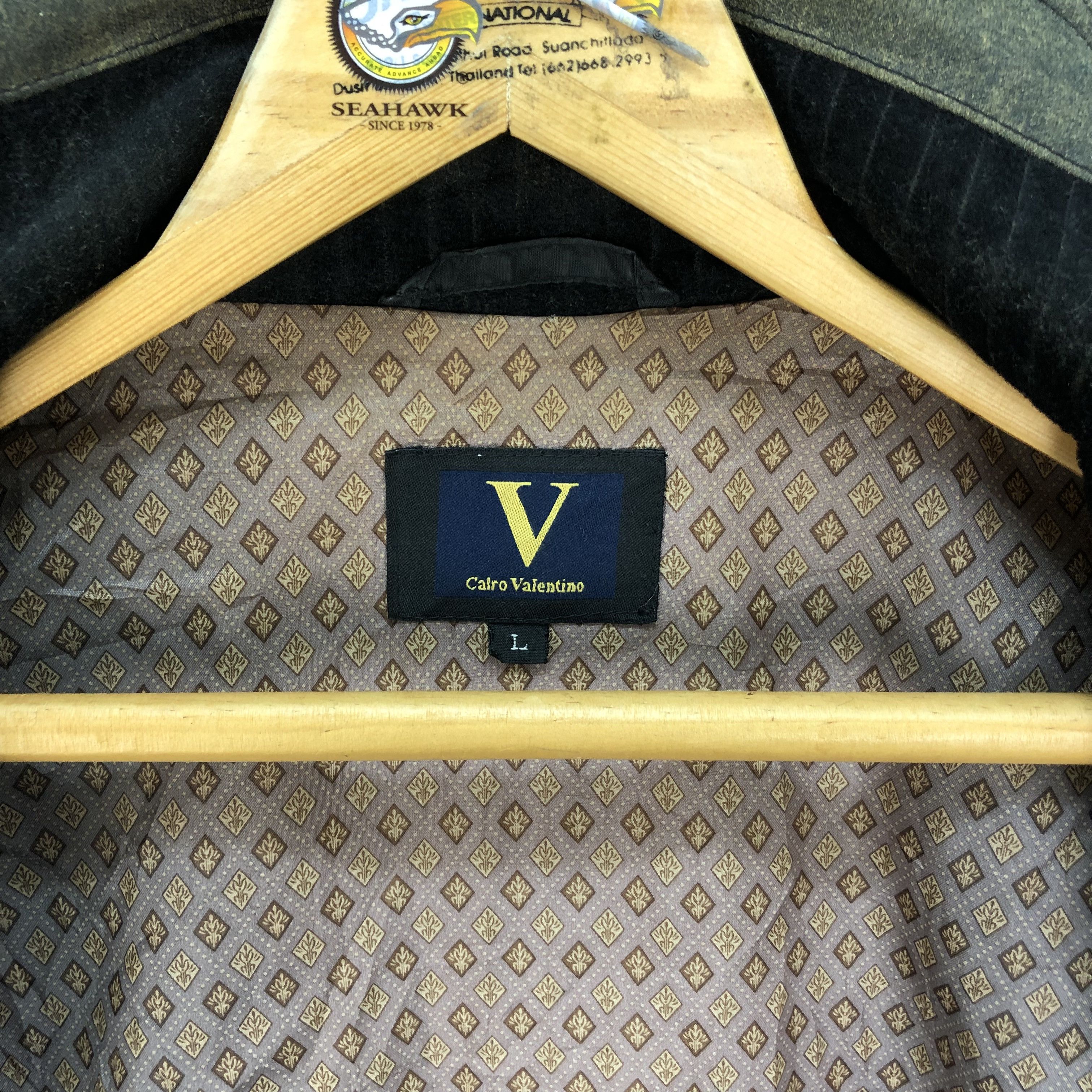 Japanese Brand VINTAGE CALRO VALENTINO HYBRID JACKET #4647-162 Size US L / EU 52-54 / 3 - 7 Thumbnail