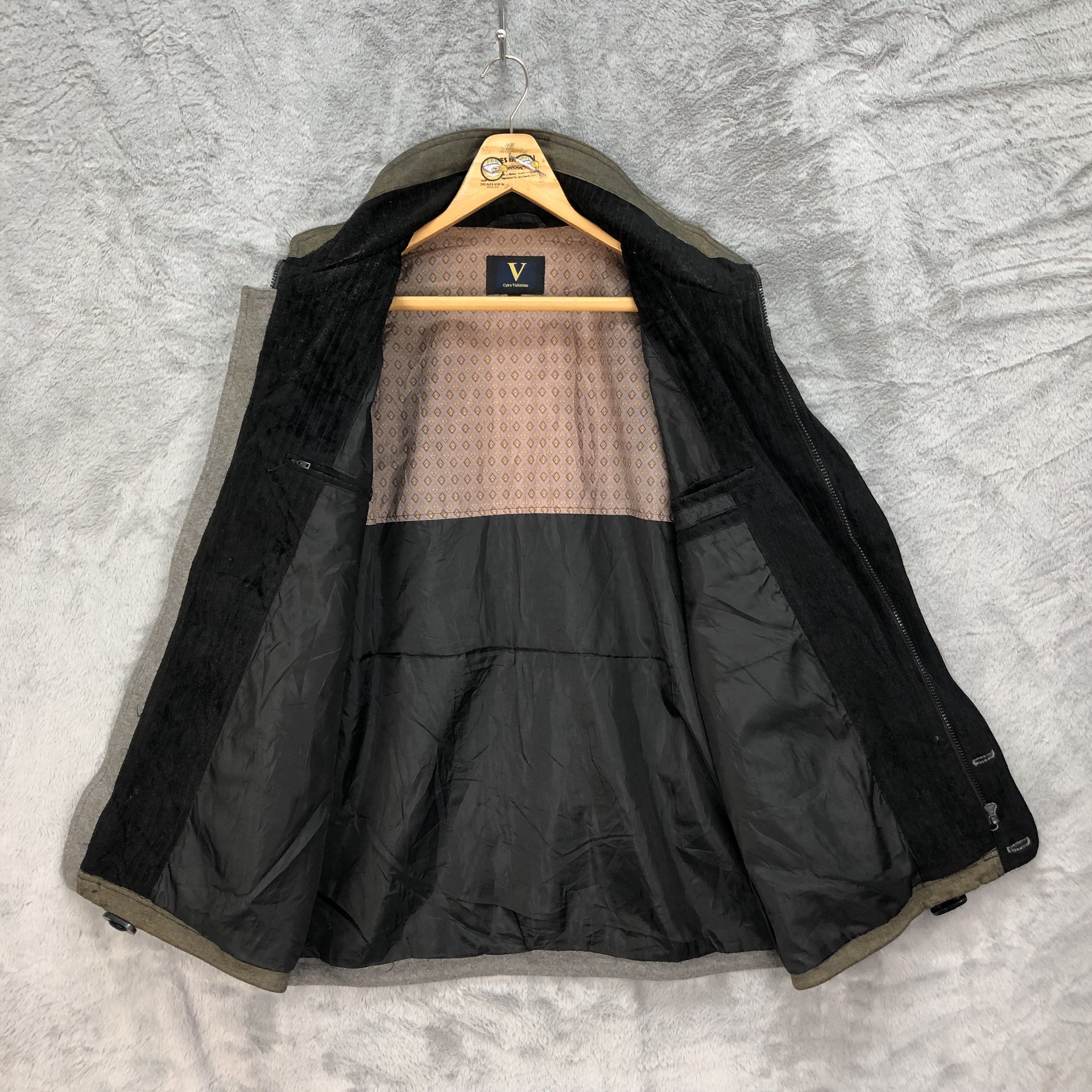 Japanese Brand VINTAGE CALRO VALENTINO HYBRID JACKET #4647-162 Size US L / EU 52-54 / 3 - 6 Thumbnail