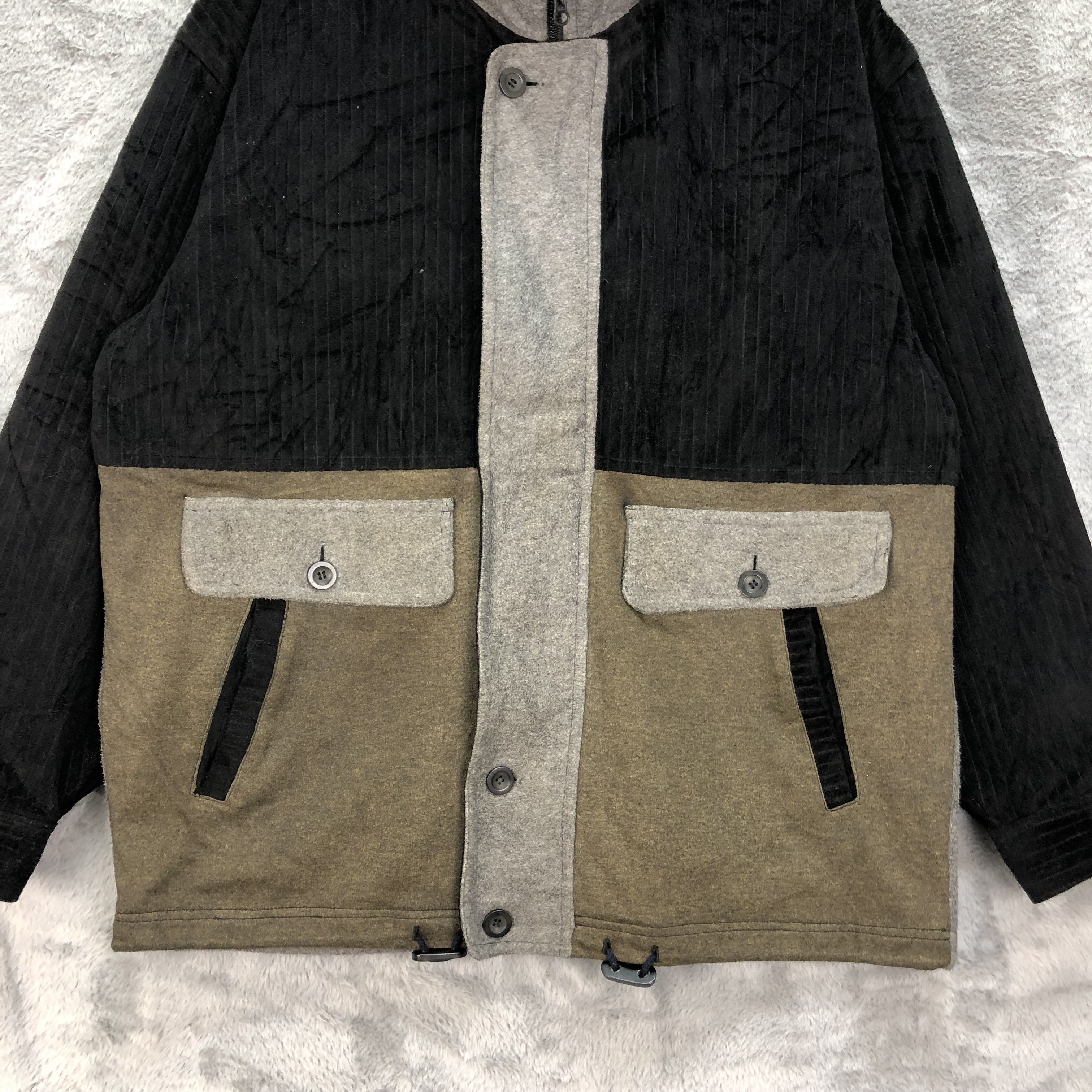 Japanese Brand VINTAGE CALRO VALENTINO HYBRID JACKET #4647-162 Size US L / EU 52-54 / 3 - 3 Thumbnail