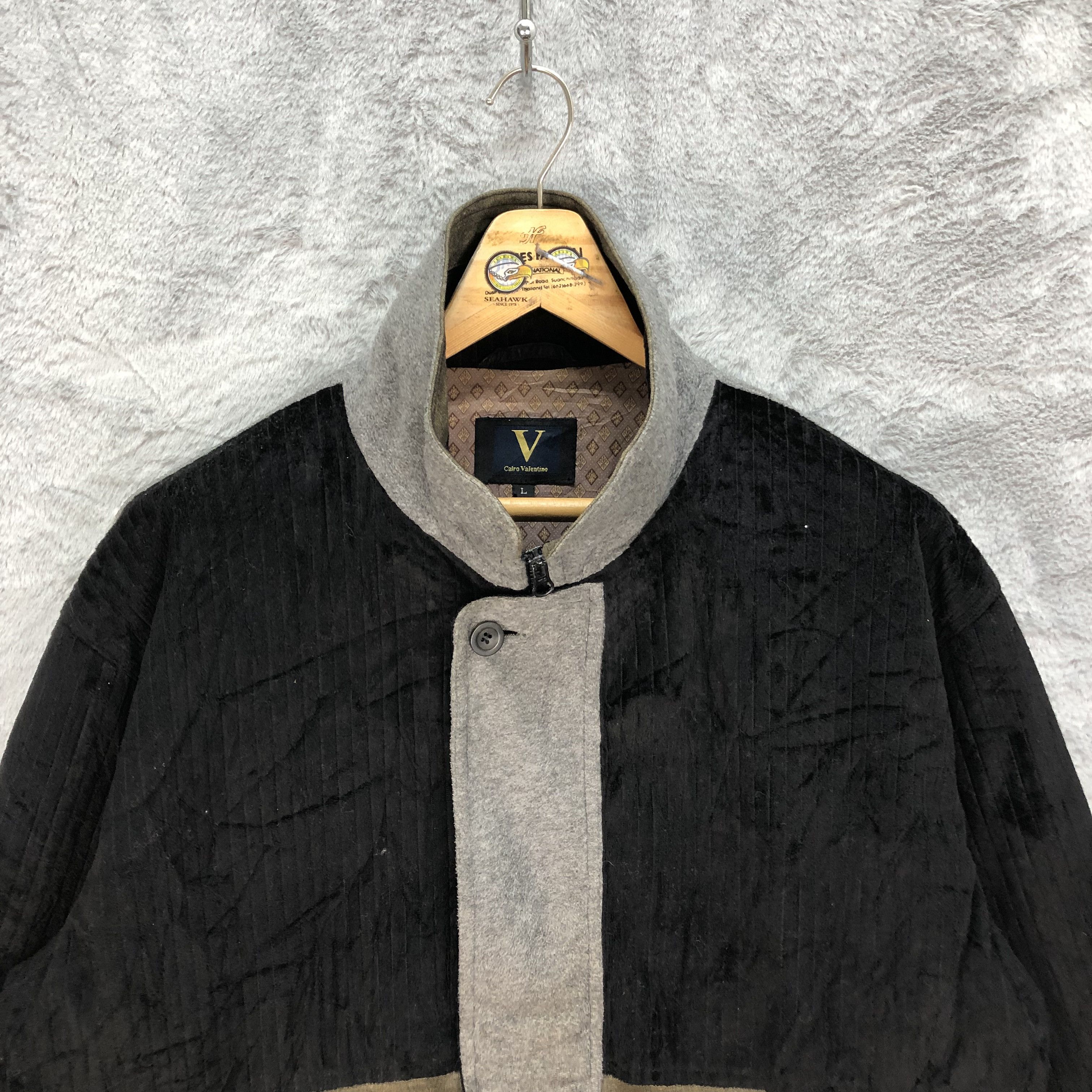 Japanese Brand VINTAGE CALRO VALENTINO HYBRID JACKET #4647-162 Size US L / EU 52-54 / 3 - 2 Thumbnail