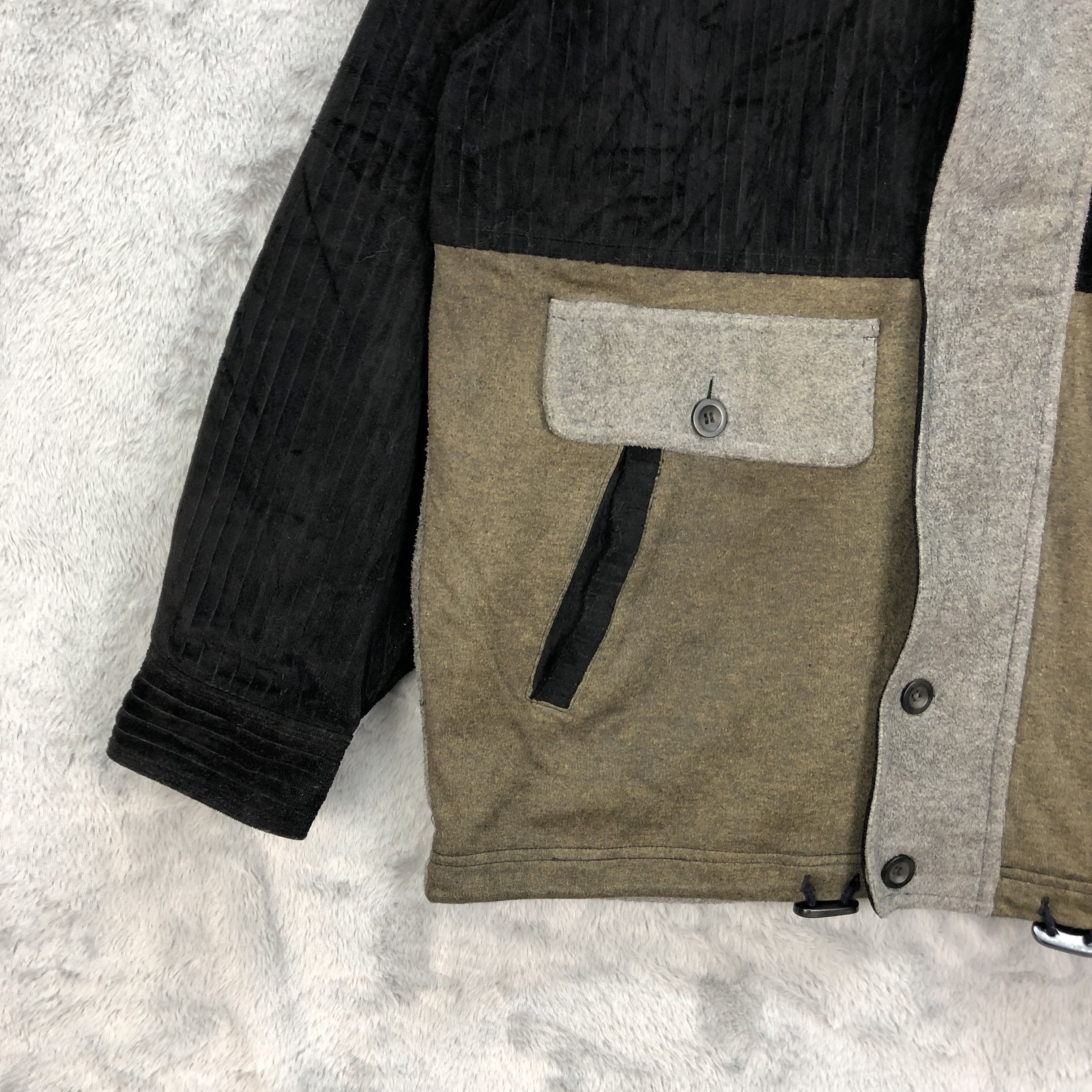 Japanese Brand VINTAGE CALRO VALENTINO HYBRID JACKET #4647-162 Size US L / EU 52-54 / 3 - 4 Thumbnail