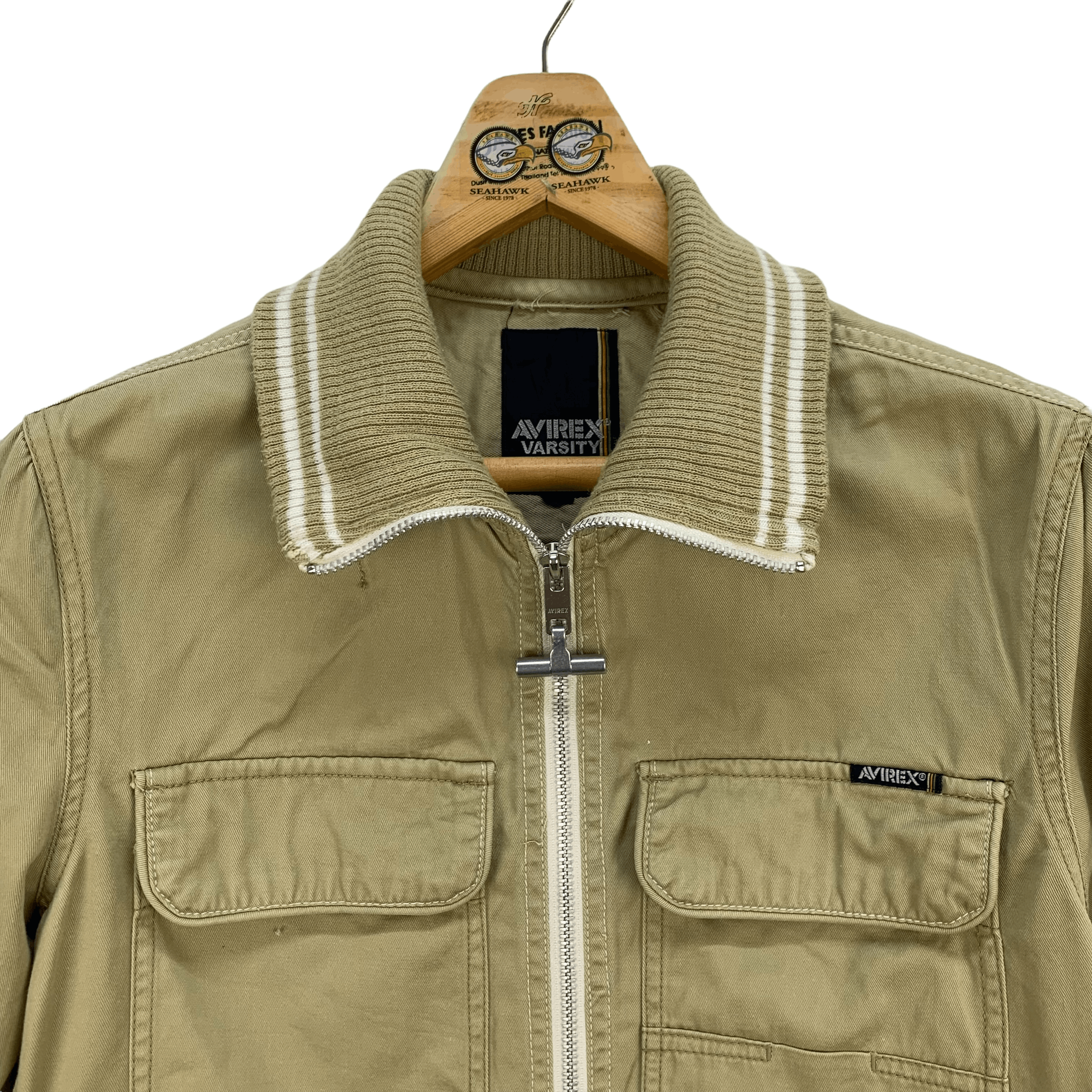 Avirex Avirex Varsity US Navy Four Pocket Chore Jacket #4056-140 Size US M / EU 48-50 / 2 - 2 Thumbnail