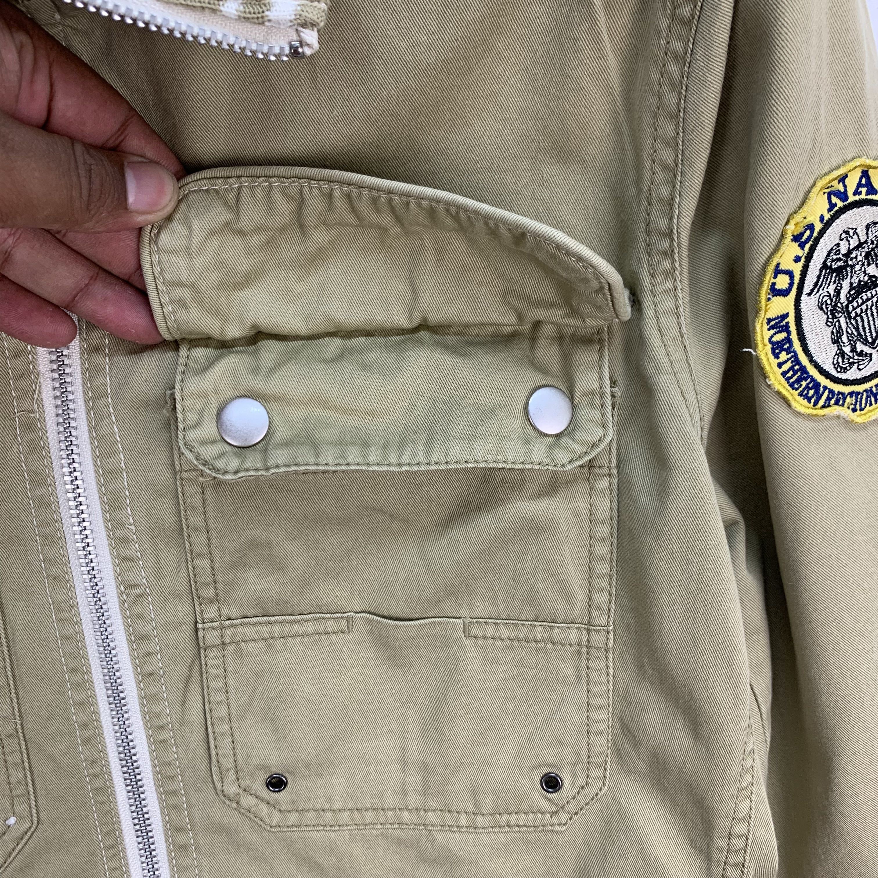 Avirex Avirex Varsity US Navy Four Pocket Chore Jacket #4056-140 Size US M / EU 48-50 / 2 - 4 Thumbnail