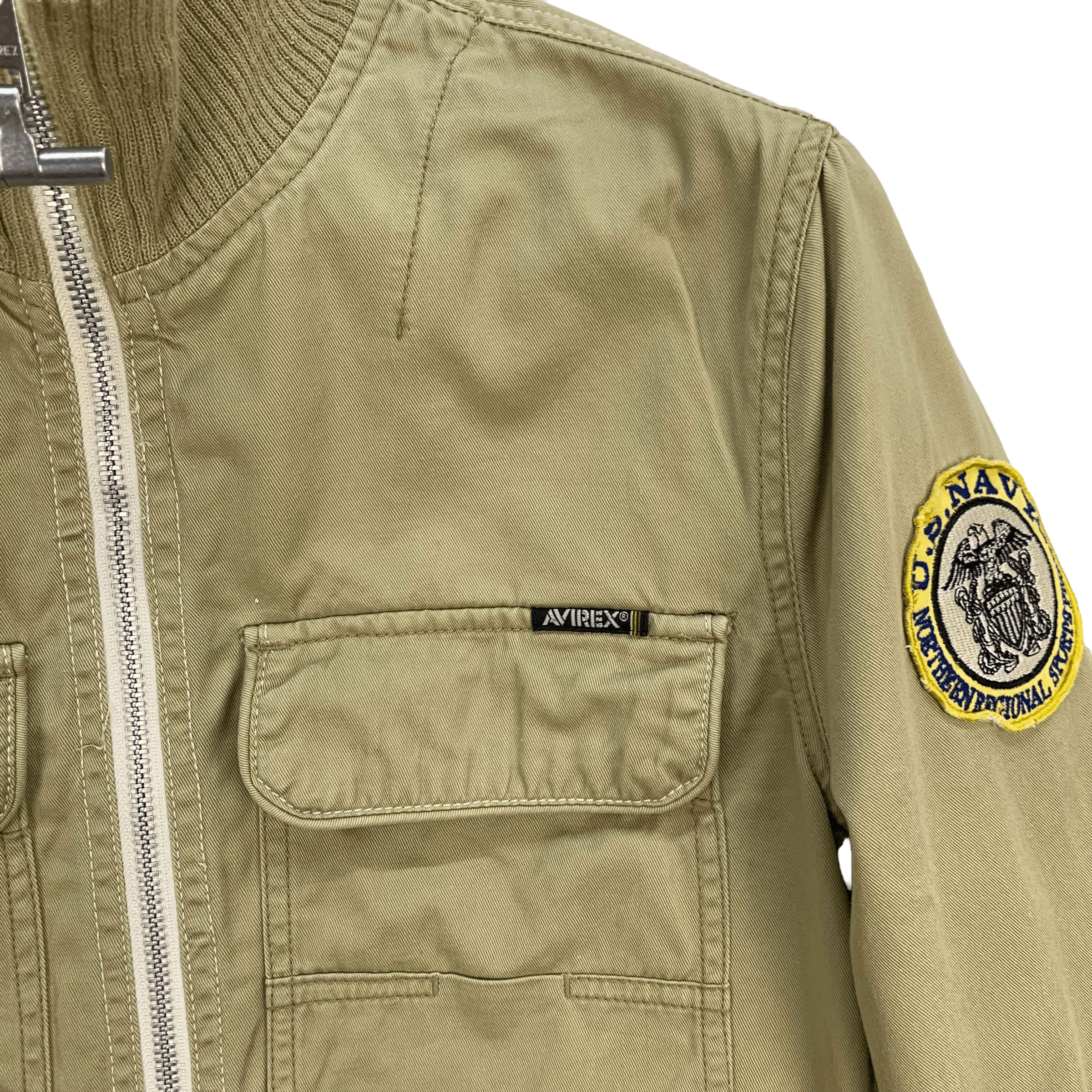 Avirex Avirex Varsity US Navy Four Pocket Chore Jacket #4056-140 Size US M / EU 48-50 / 2 - 5 Thumbnail