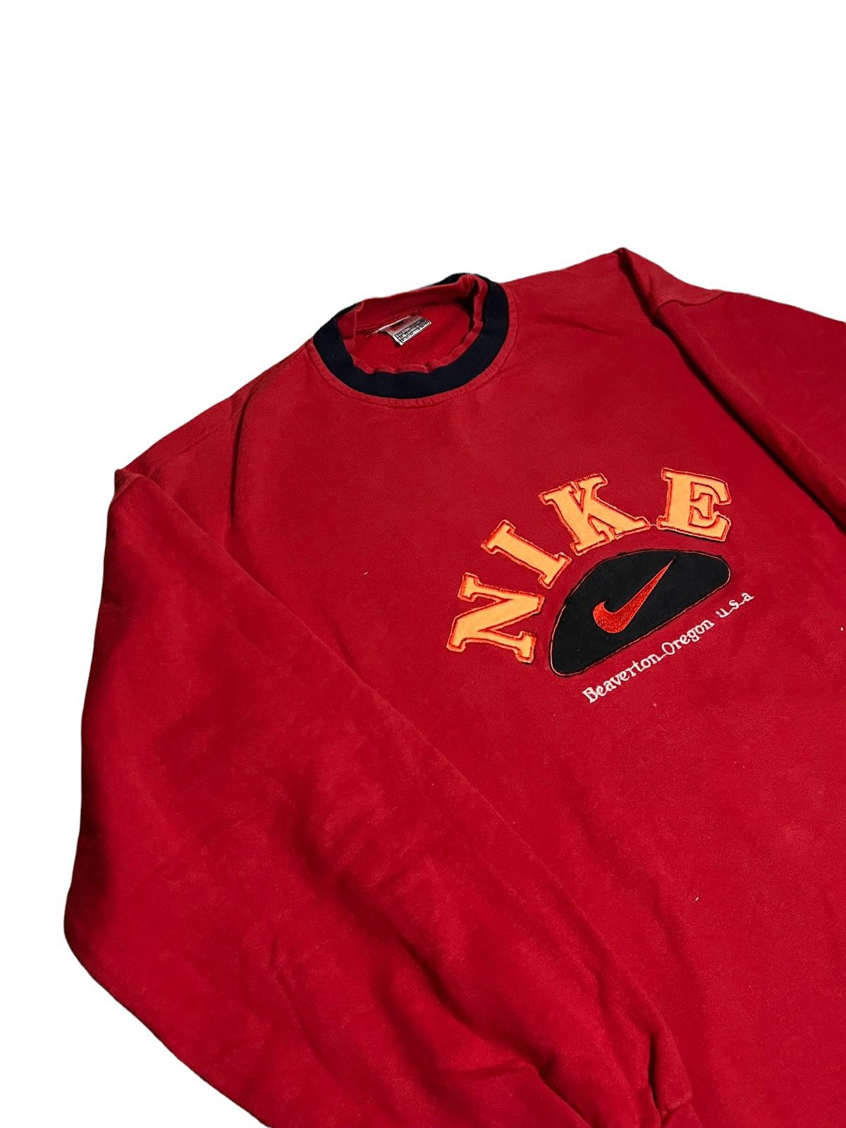 Nike × Vintage vintage nike sweatshirt spellout logo bootleg Size US L / EU 52-54 / 3 - 2 Thumbnail