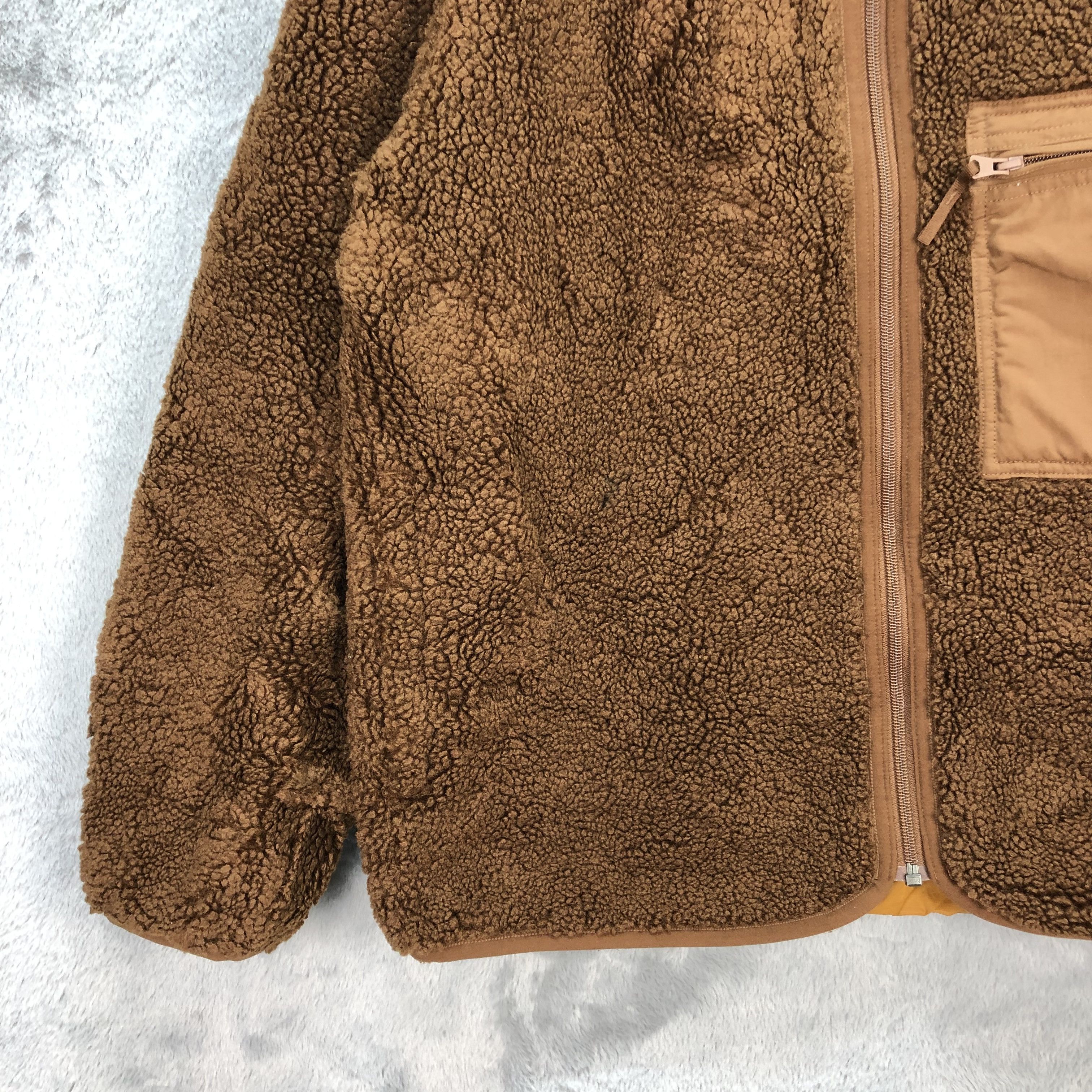 Lemaire × Uniqlo UNIQLO LEMAIRE DEEP PILE REVERSIBLE FLEECE JACKET #5884-212 Size US XL / EU 56 / 4 - 4 Thumbnail