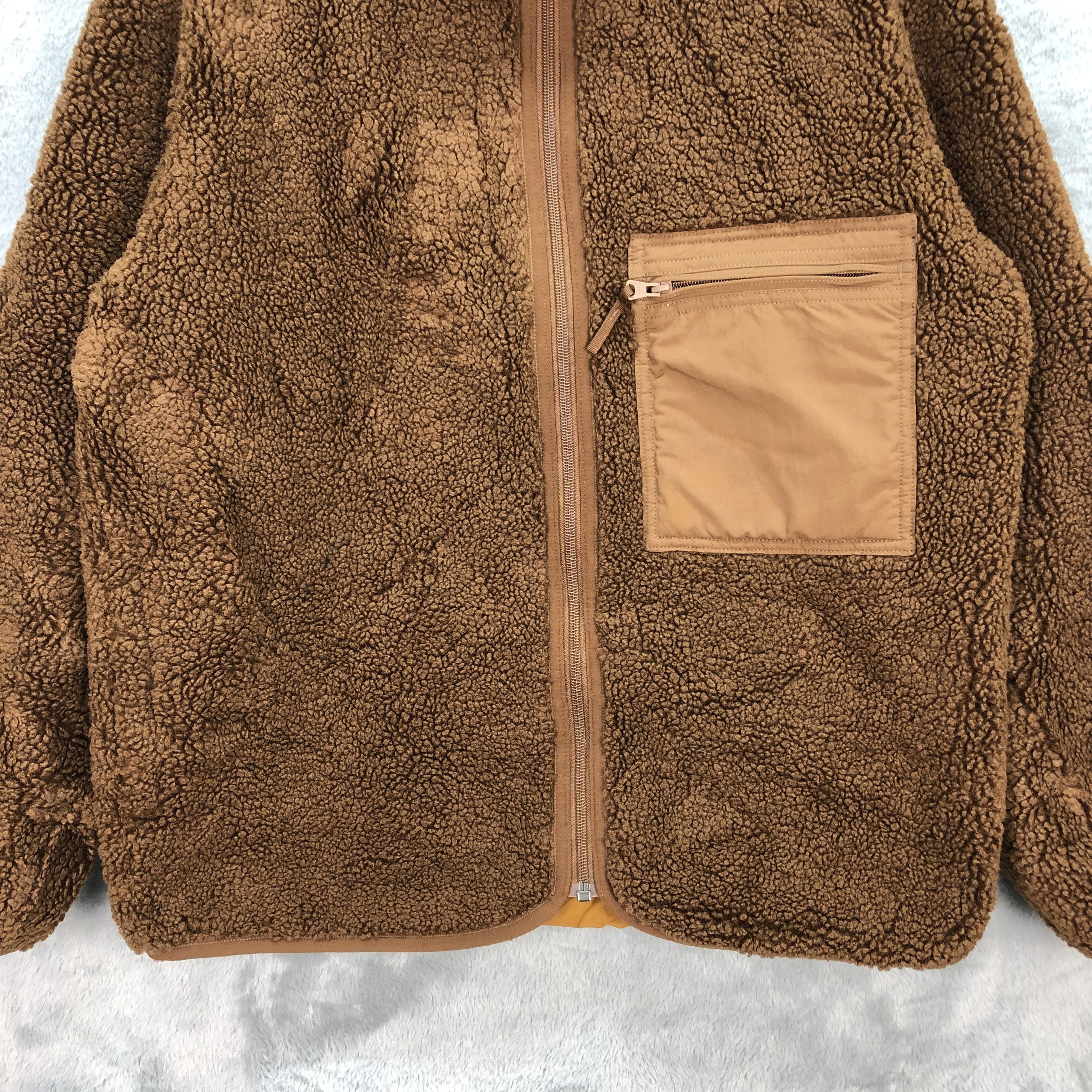 Lemaire × Uniqlo UNIQLO LEMAIRE DEEP PILE REVERSIBLE FLEECE JACKET #5884-212 Size US XL / EU 56 / 4 - 3 Thumbnail