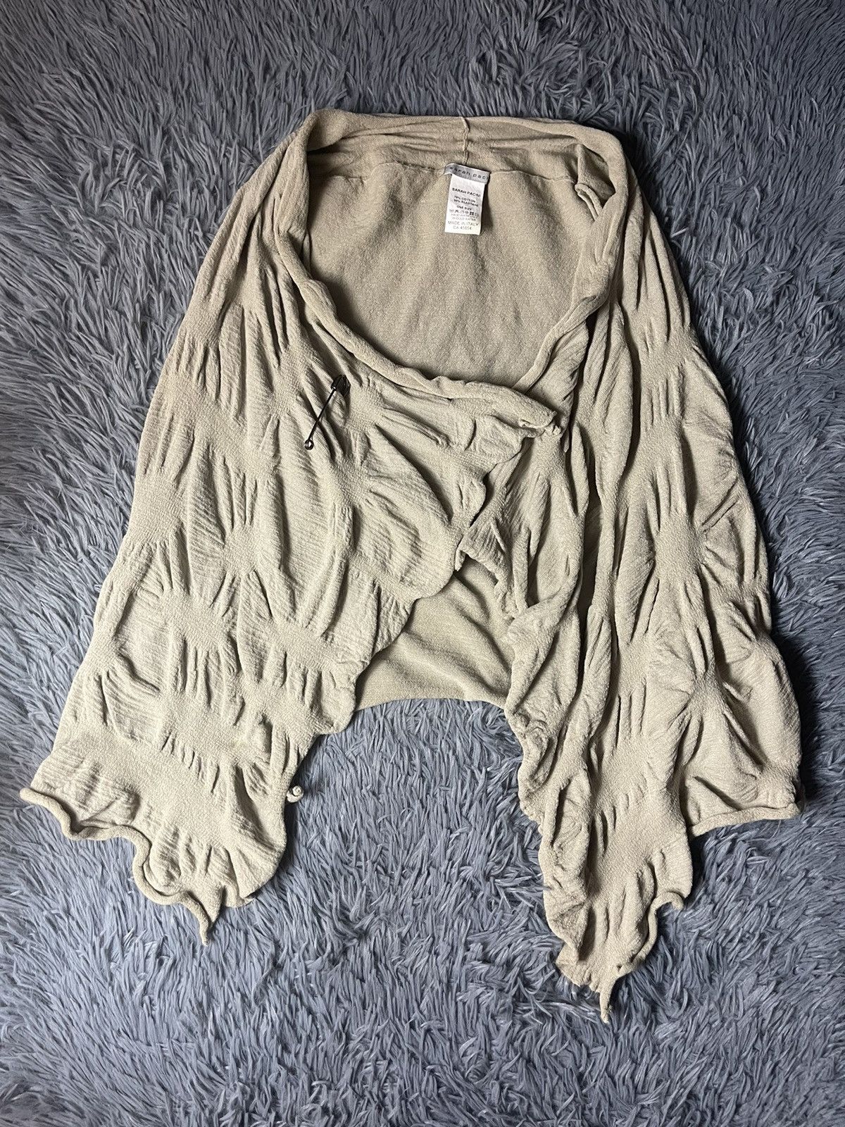 Sarah Pacini × Vintage Sarah Paccini avant garde vest 00s vintage Size ONE SIZE - 1 Thumbnail