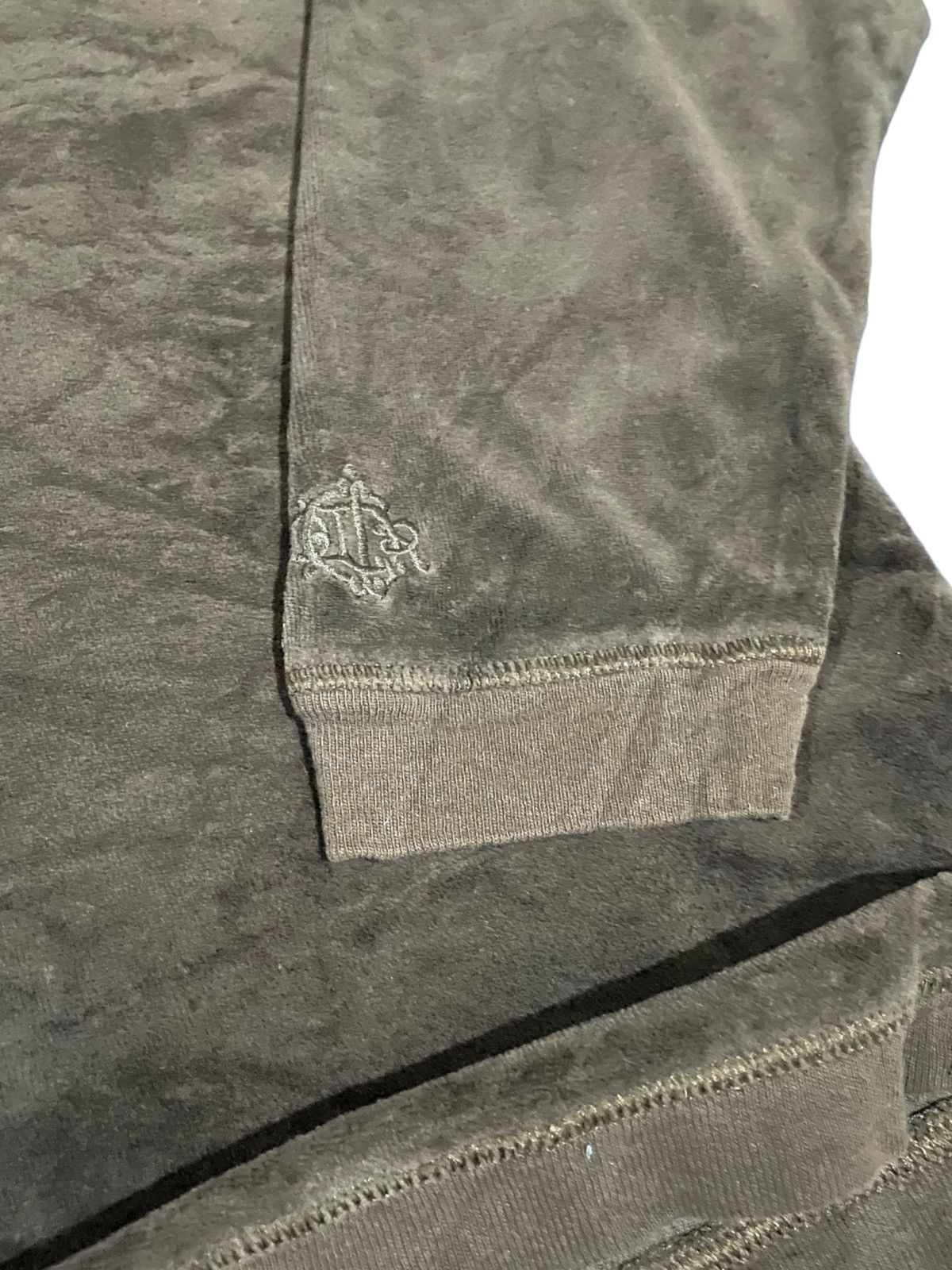 Christian Dior Monsieur Rare🔥Christian Dior Vintage Velour Velvet Shirt Size L / US 10 / IT 46 - 22 Thumbnail