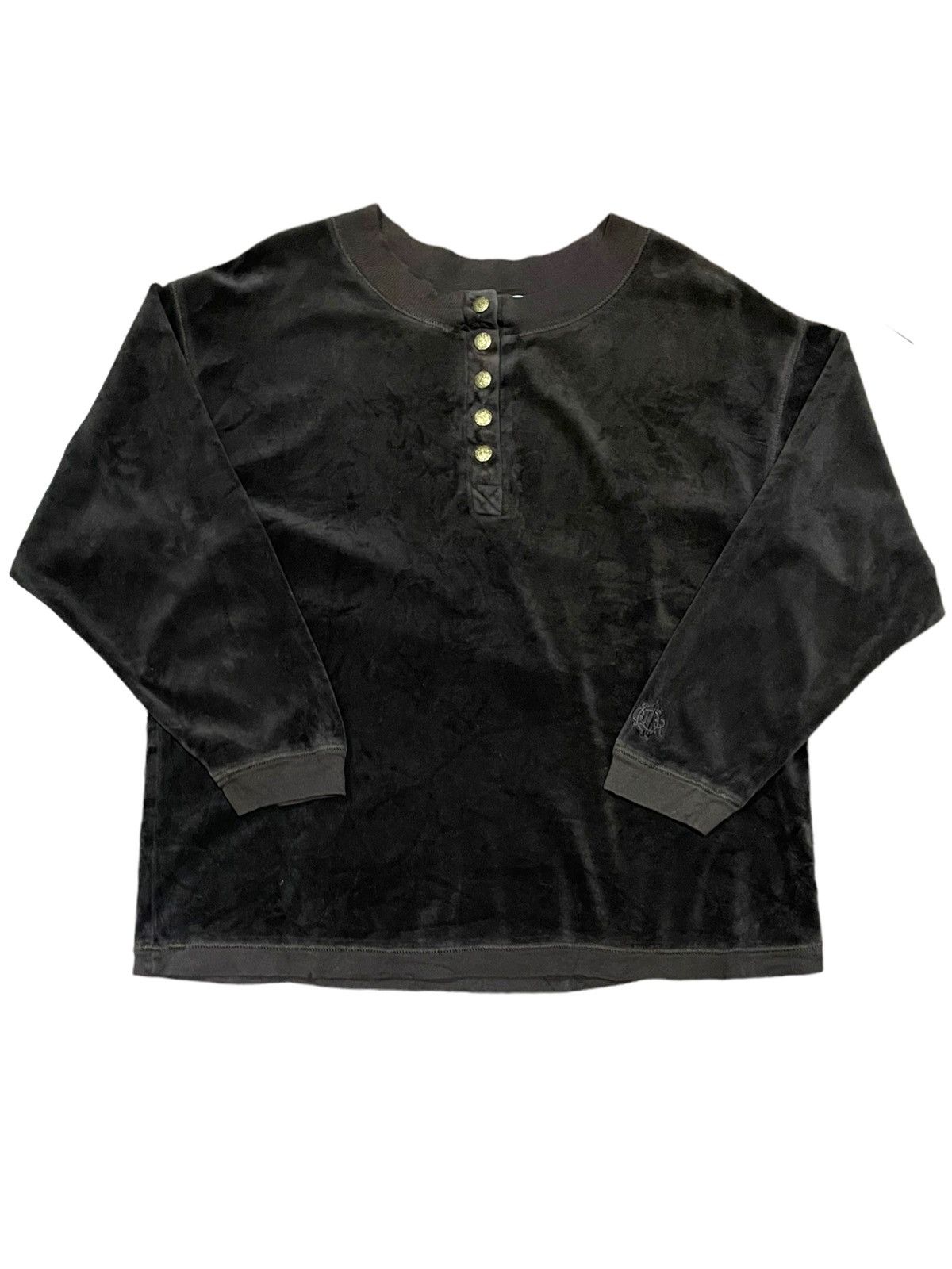 Christian Dior Monsieur Rare🔥Christian Dior Vintage Velour Velvet Shirt Size L / US 10 / IT 46 - 8 Thumbnail