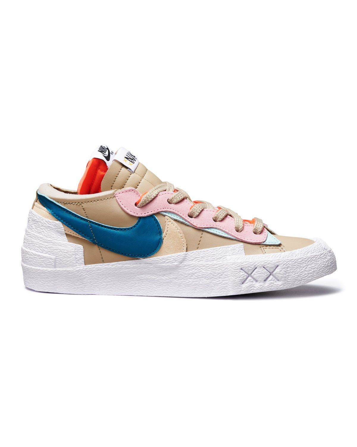image of Kaws X Sacai Blazer Low "reed" Shoes in Brown, Men's (Size 13)