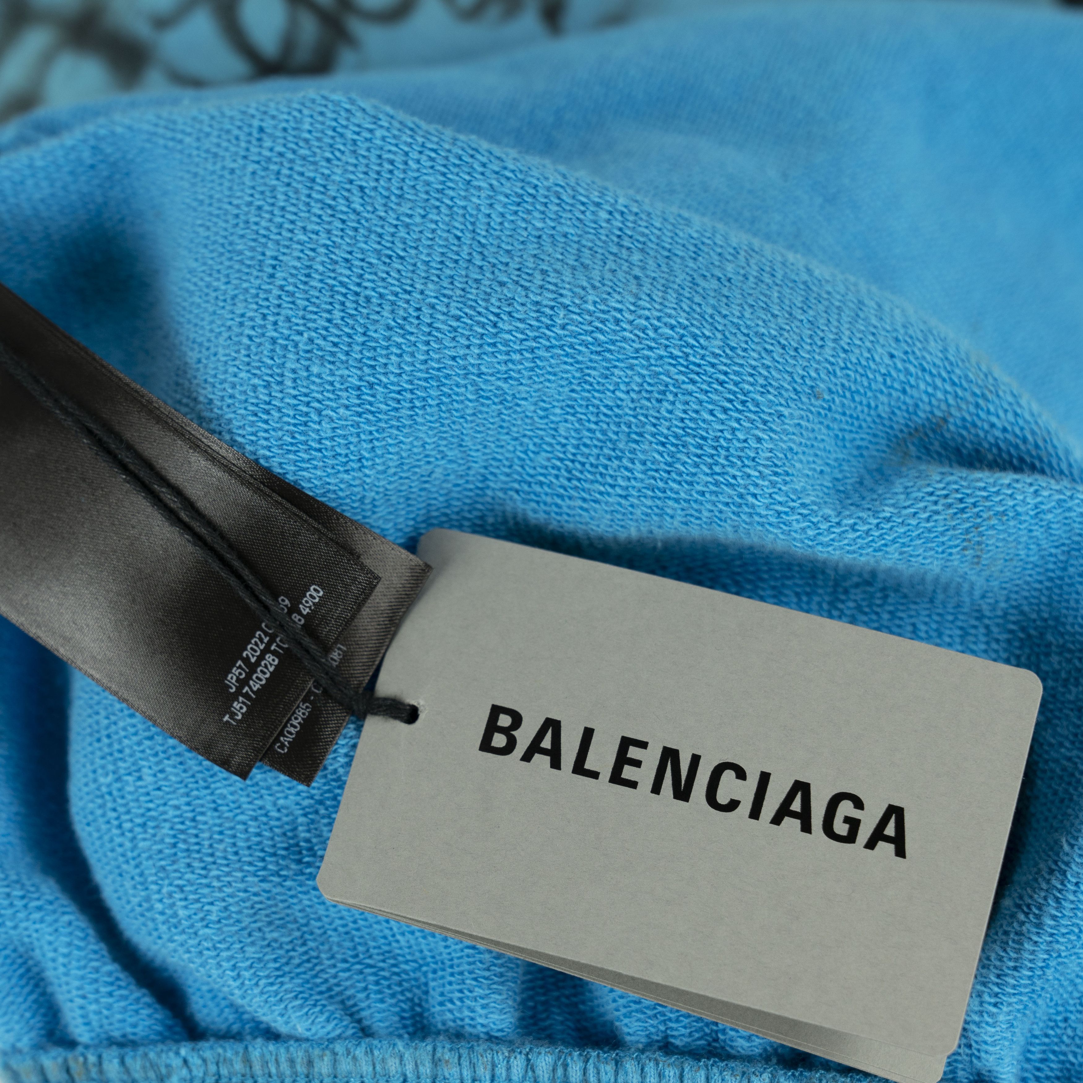 Balenciaga Balenciaga Skater Baggy Sweatpants Blue Sky XS Size US 30 / EU 46 - 5 Thumbnail