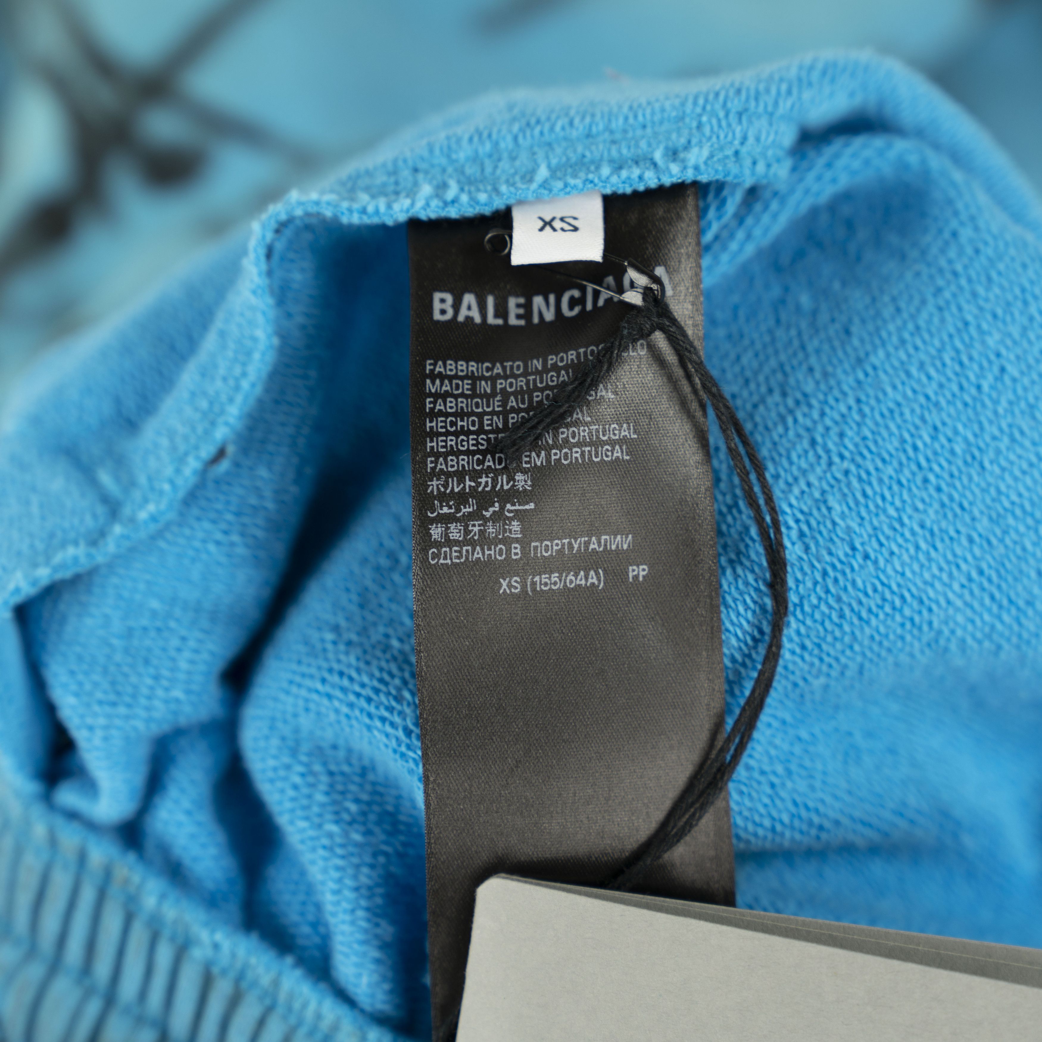 Balenciaga Balenciaga Skater Baggy Sweatpants Blue Sky XS Size US 30 / EU 46 - 4 Thumbnail