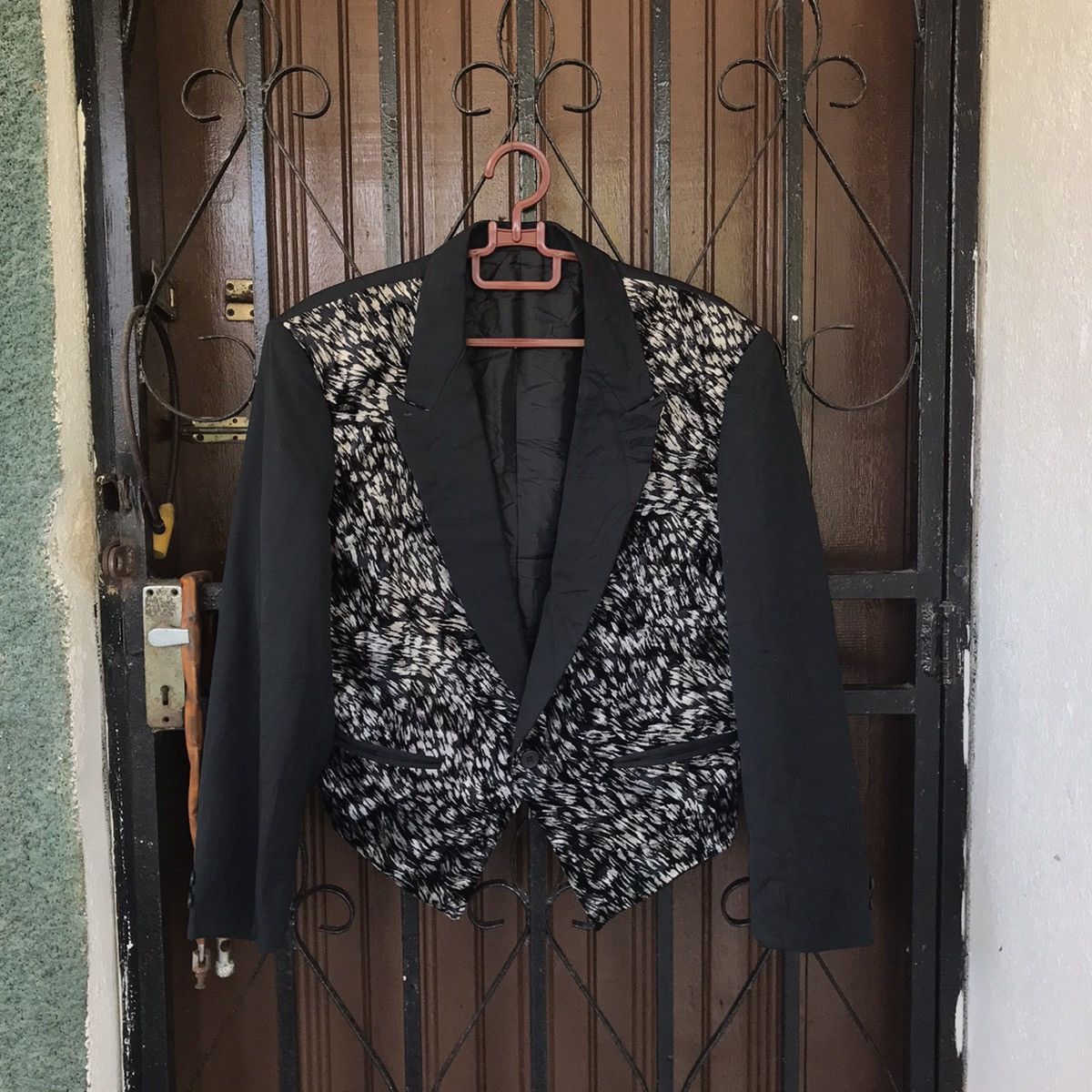 Black Tailed Gull Tokyo Harajuku Jacket Coat Crop