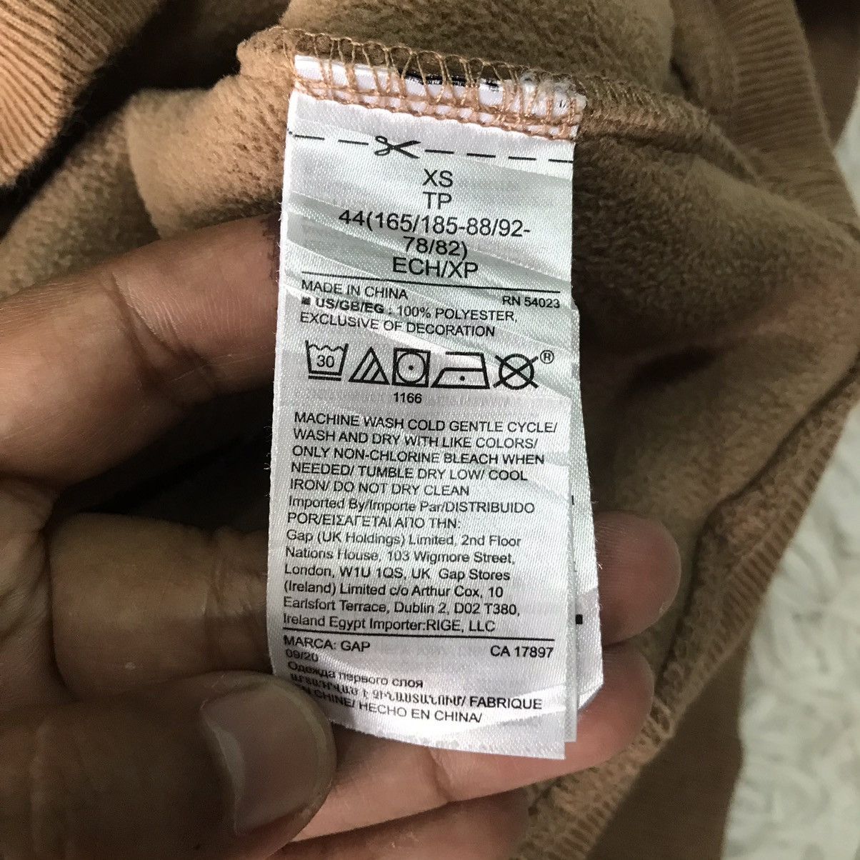 Gap Pile Fleece Style GAP Hoodie Size US XS / EU 42 / 0 - 17 Thumbnail