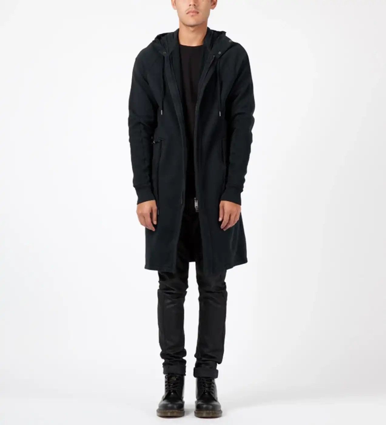 Damir Doma × Silent By Damir Doma zip hoodie parka coat jacket - not bomber gimp leather Size US L / EU 52-54 / 3 - 5 Thumbnail