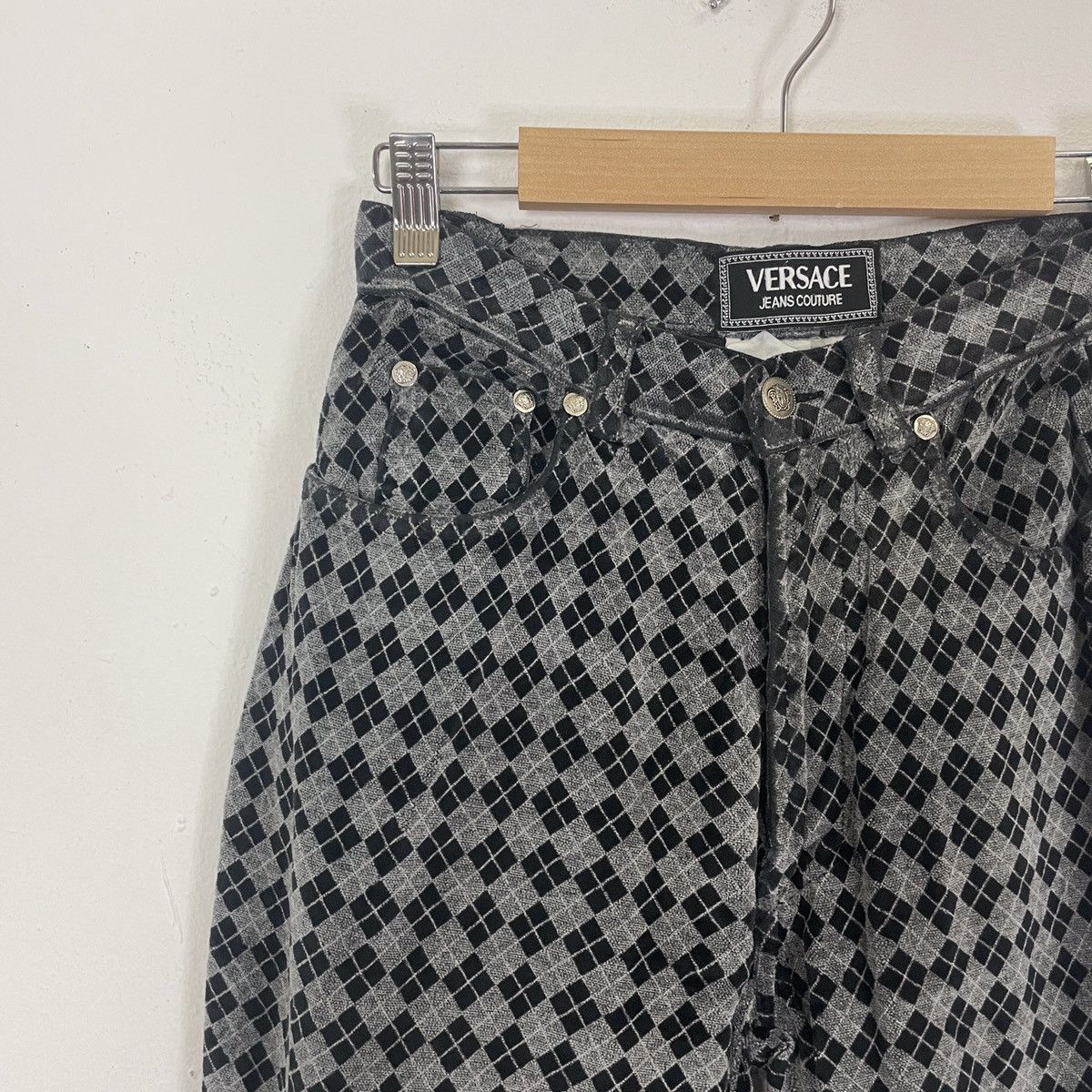Versace Vintage Versace Jeans Couture Monogram Casual Pants Size 25" / US 0 / IT 36 - 3 Thumbnail